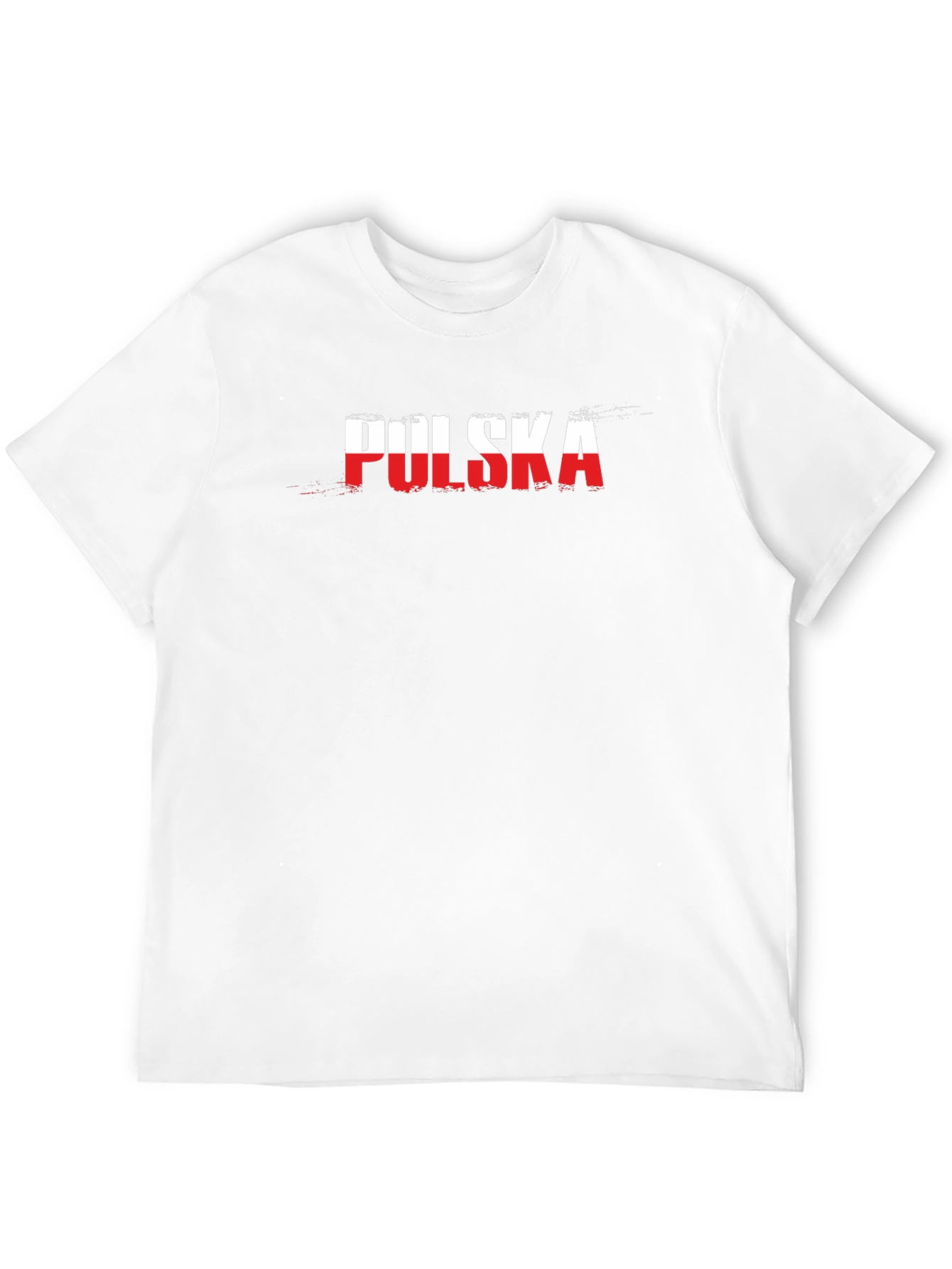 Polska Flag Graphic T-Shirt - Black