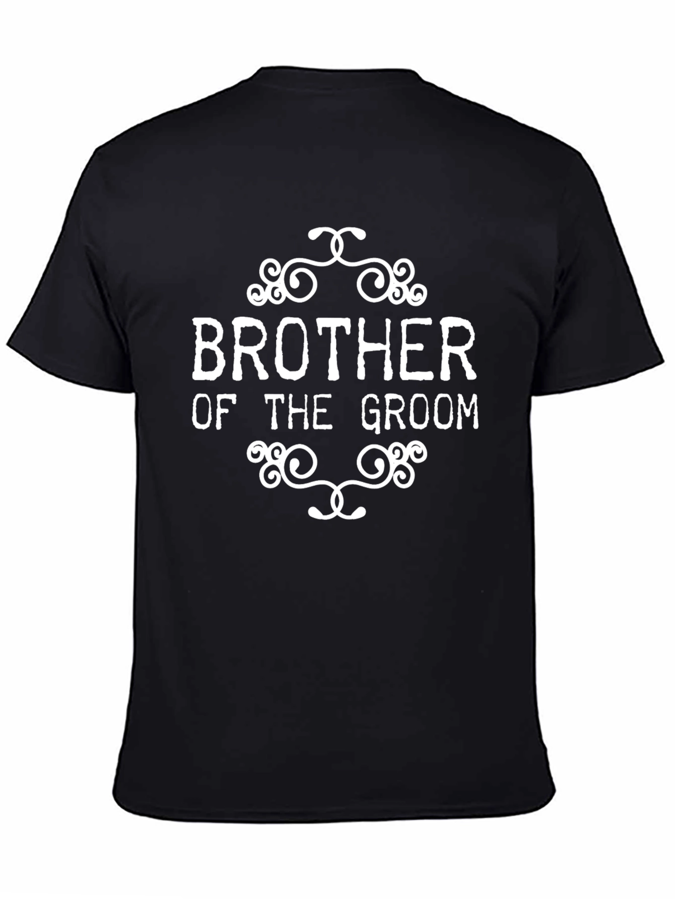 Brother of the Groom T-Shirt - Black