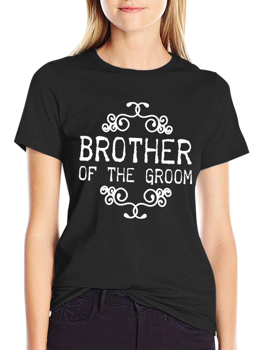 Brother of the Groom T-Shirt - Black