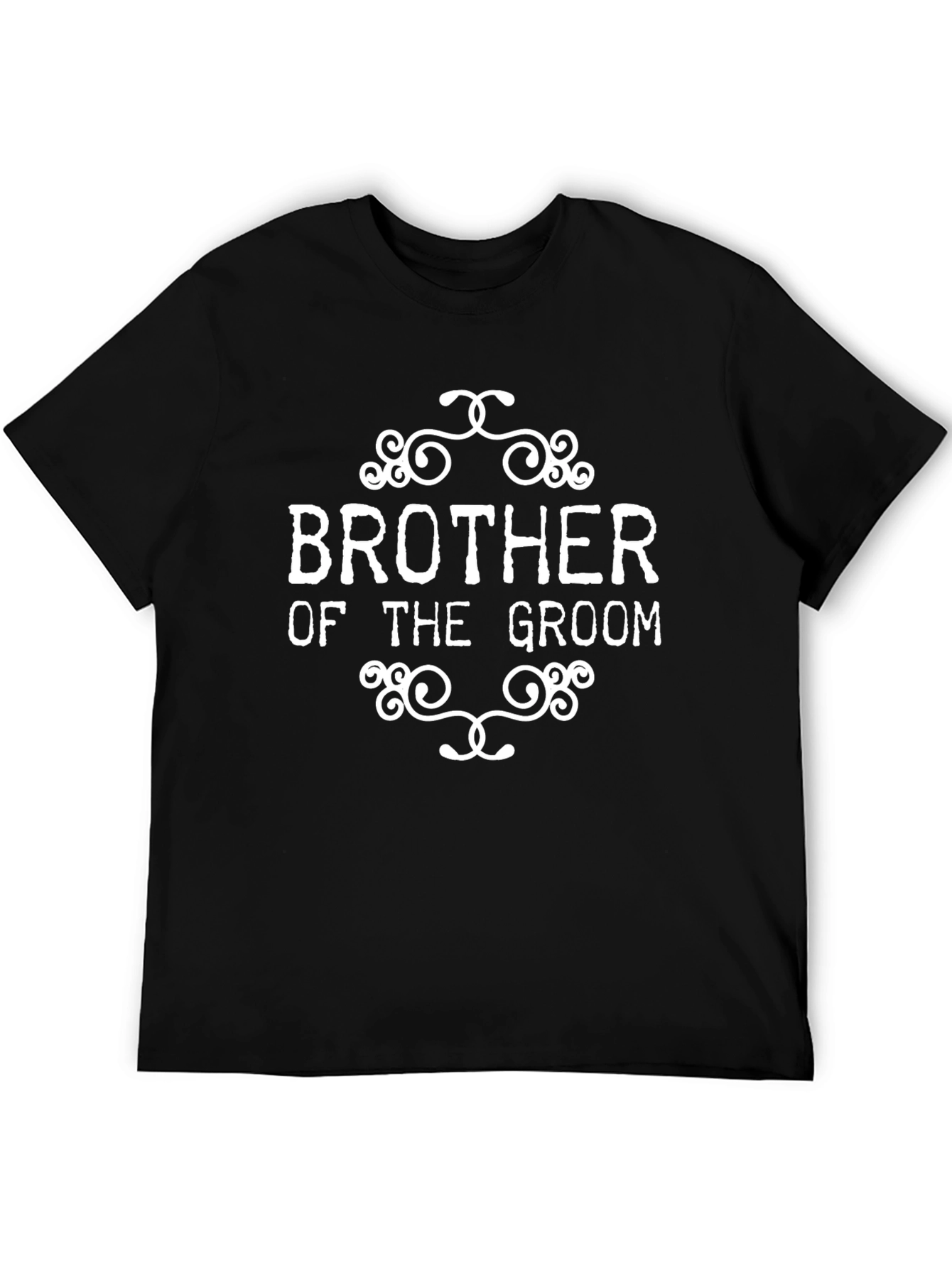 Brother of the Groom T-Shirt - Black