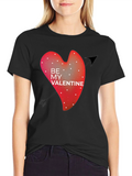 Be My Valentine Graphic Tee - Black T-Shirt