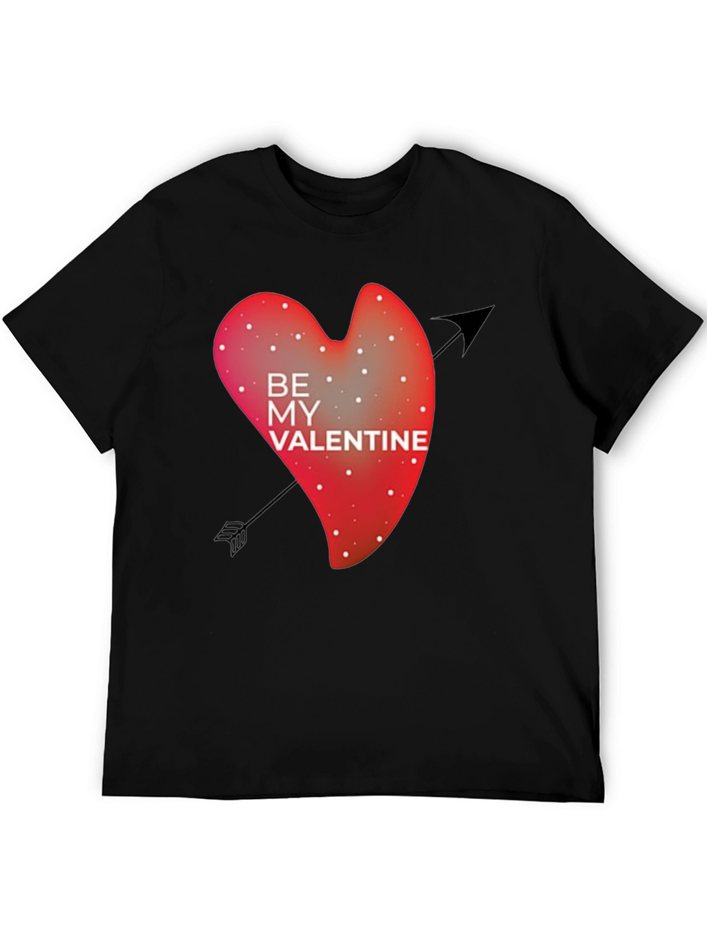 Be My Valentine Graphic Tee - Black T-Shirt