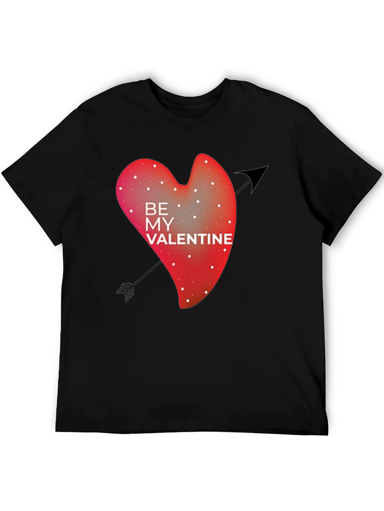 Be My Valentine Graphic Tee - Black T-Shirt