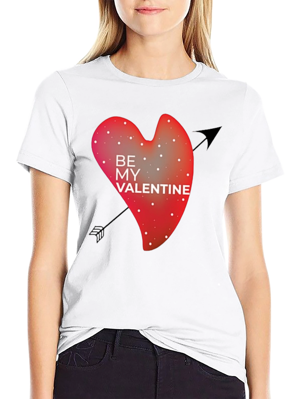 Be My Valentine Graphic Tee - Black T-Shirt
