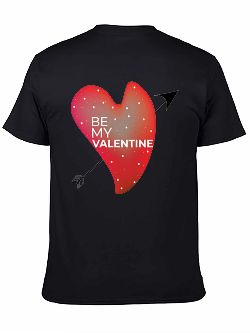 Be My Valentine Graphic Tee - Black T-Shirt