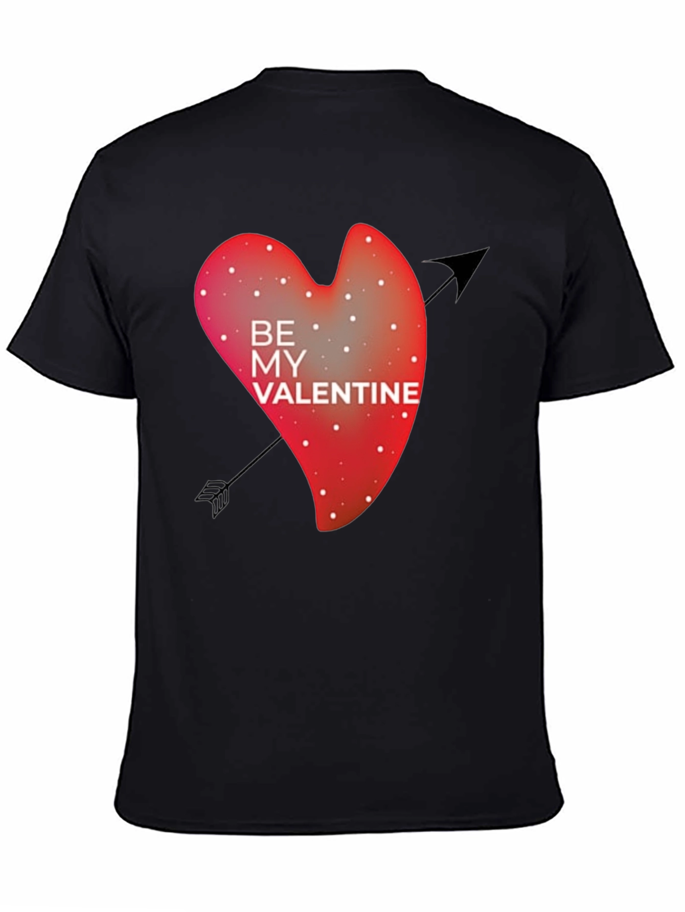 Be My Valentine Graphic Tee - Black T-Shirt