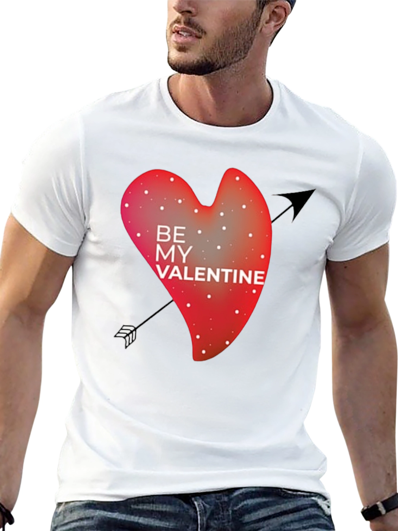 Be My Valentine Graphic Tee - Black T-Shirt