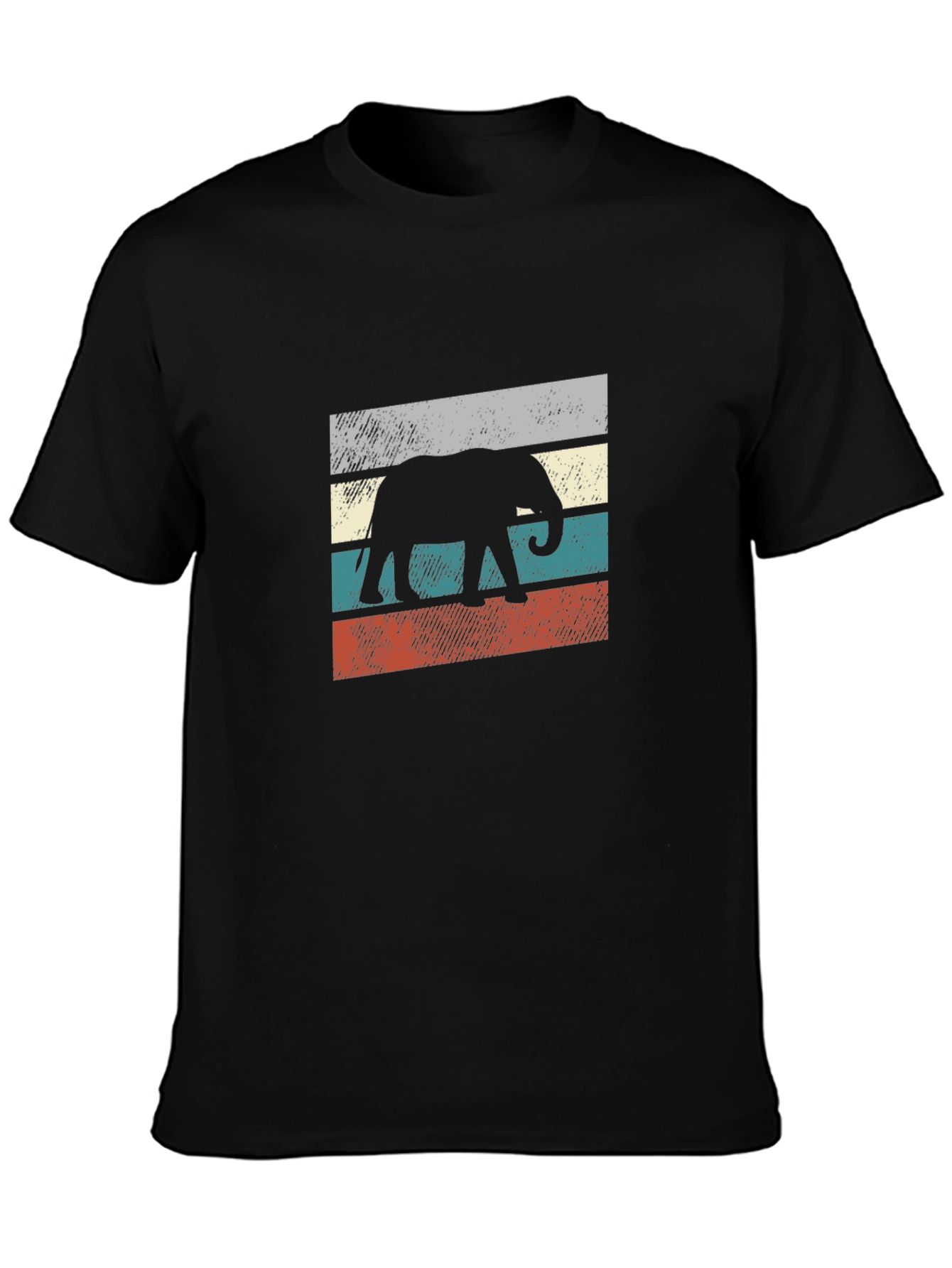 Retro Elephant T-Shirt - Vintage Style Tee
