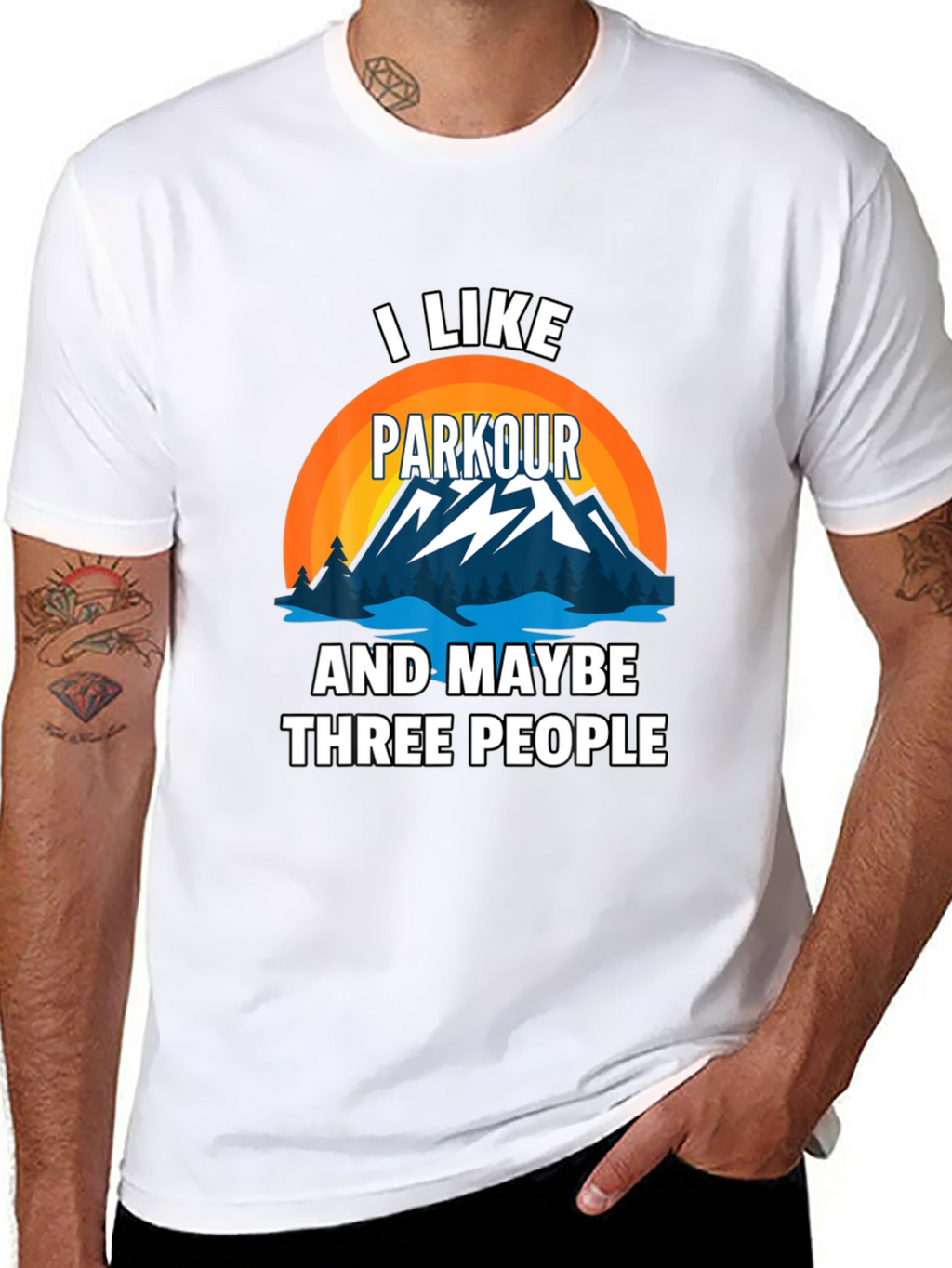 Parkour & People Graphic Tee