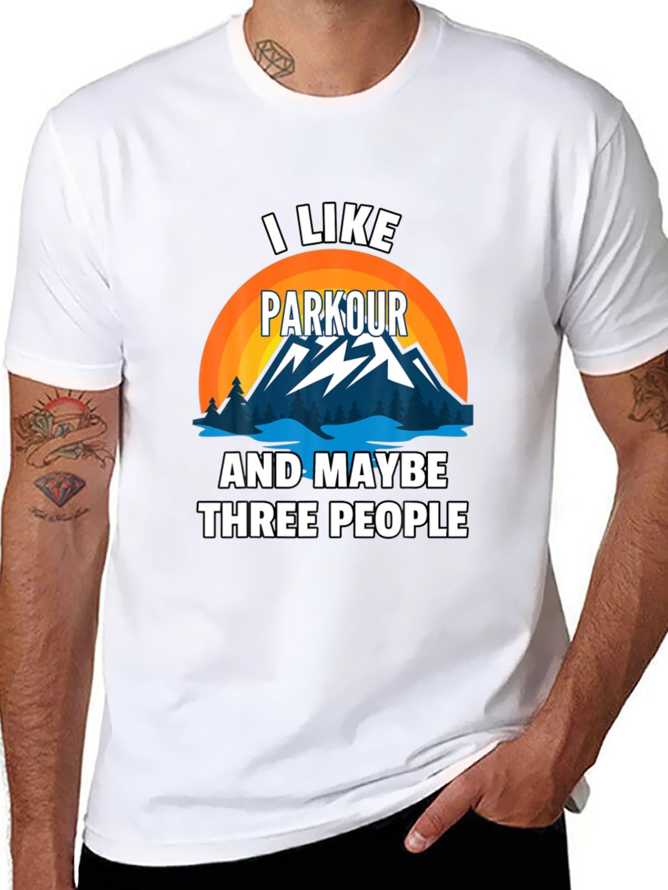 Parkour & People Graphic Tee