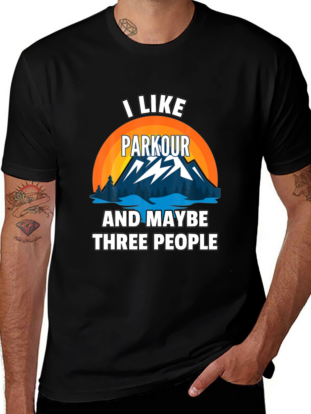 Parkour & People Graphic Tee