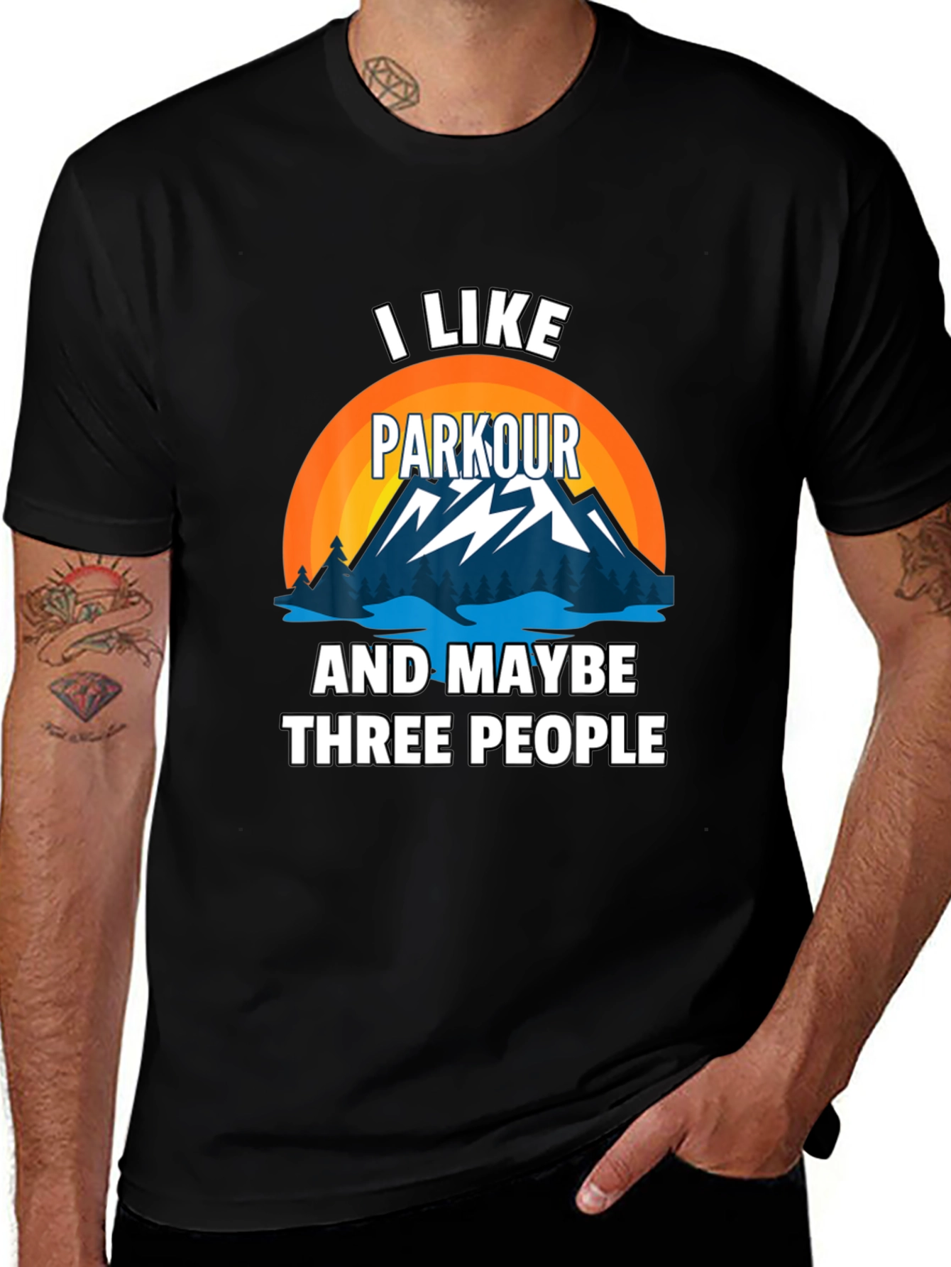 Parkour & People Graphic Tee