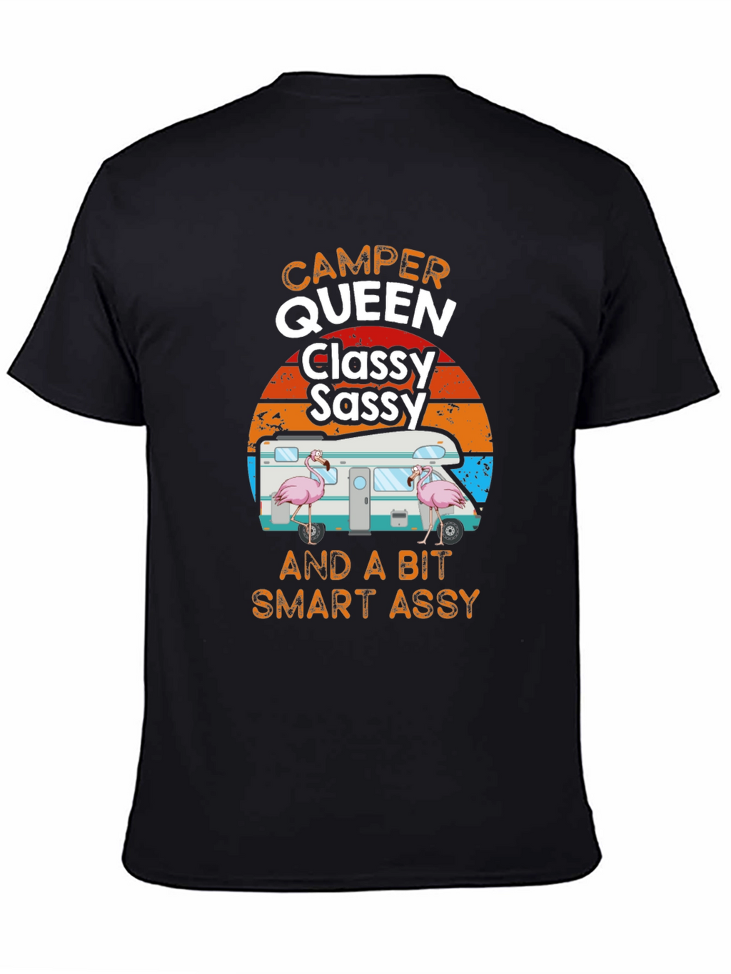 Camper Queen Classy Sassy Funny Graphic Tee