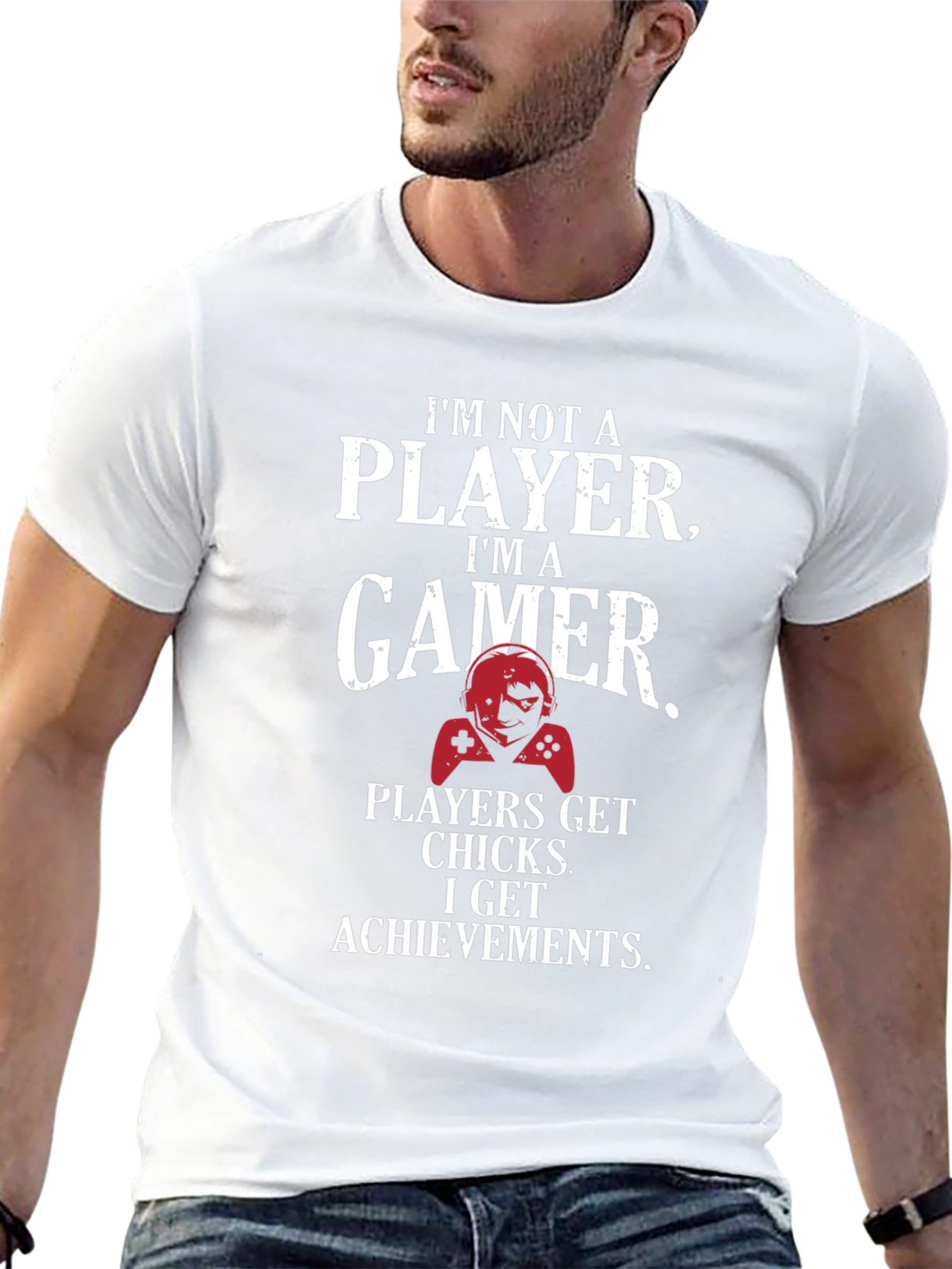 Gamer Achievement T-Shirt - Im Not A Player