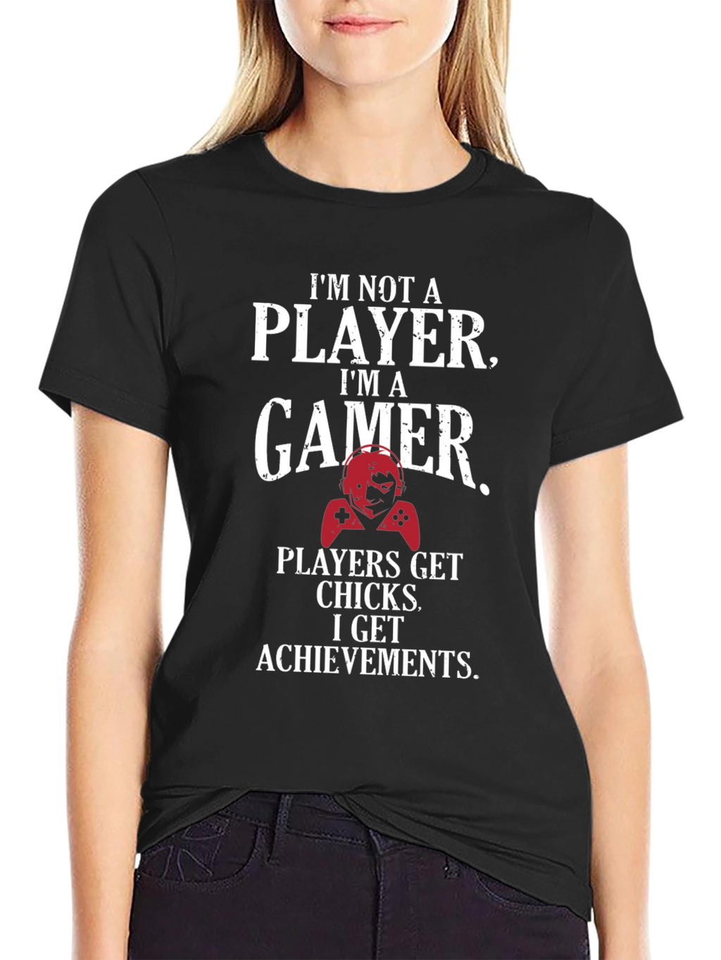 Gamer Achievement T-Shirt - Im Not A Player