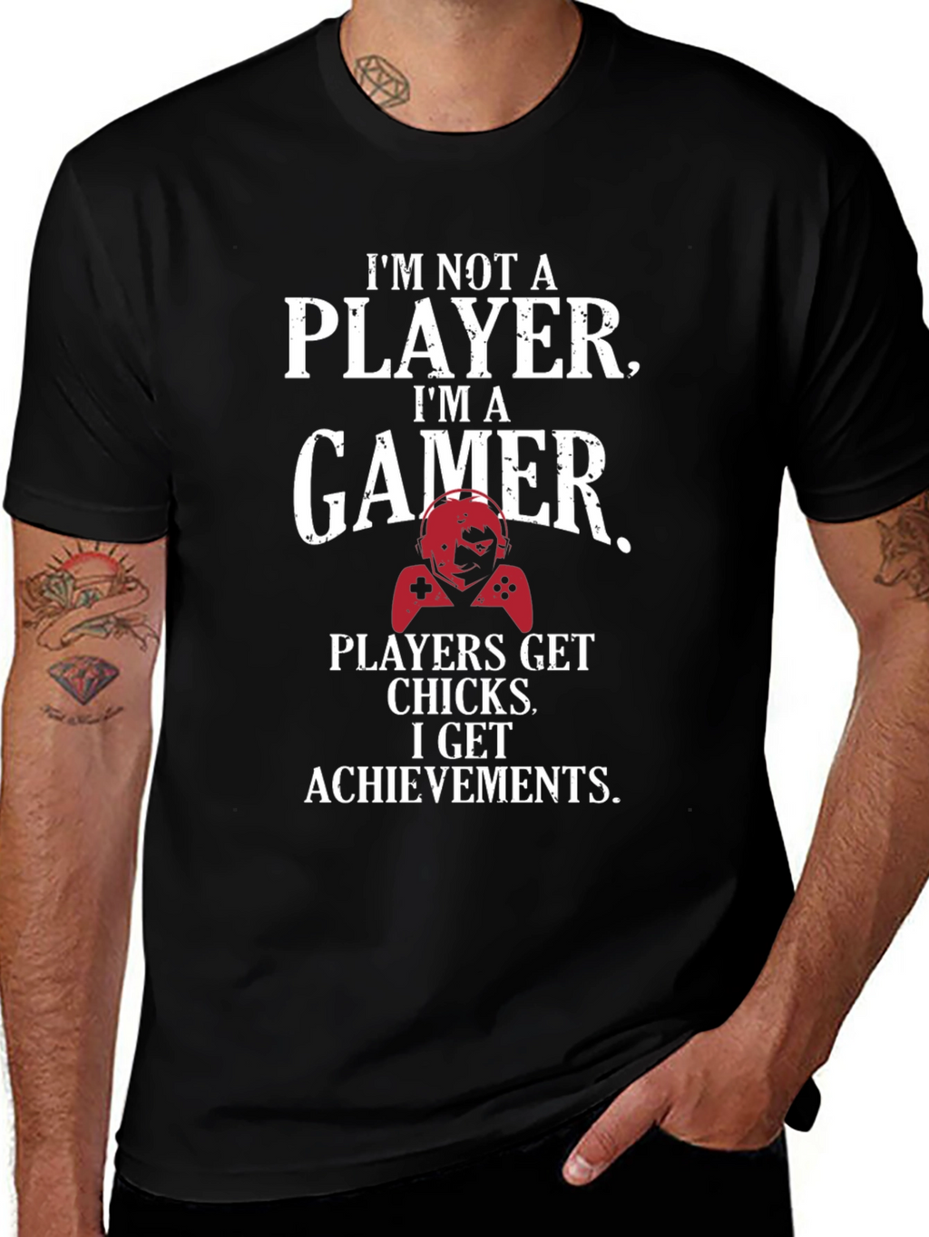Gamer Achievement T-Shirt - Im Not A Player