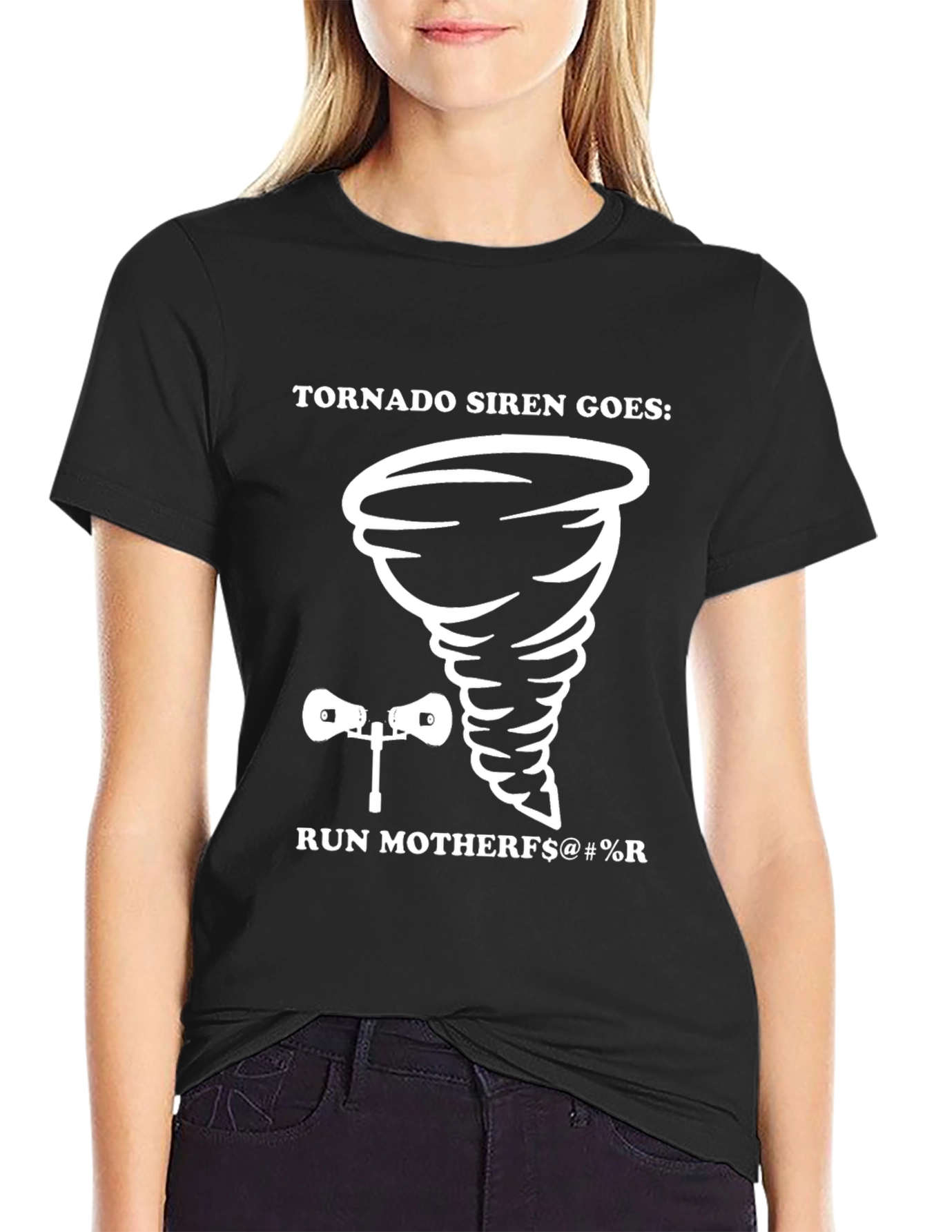 Tornado Siren Run Graphic Tee