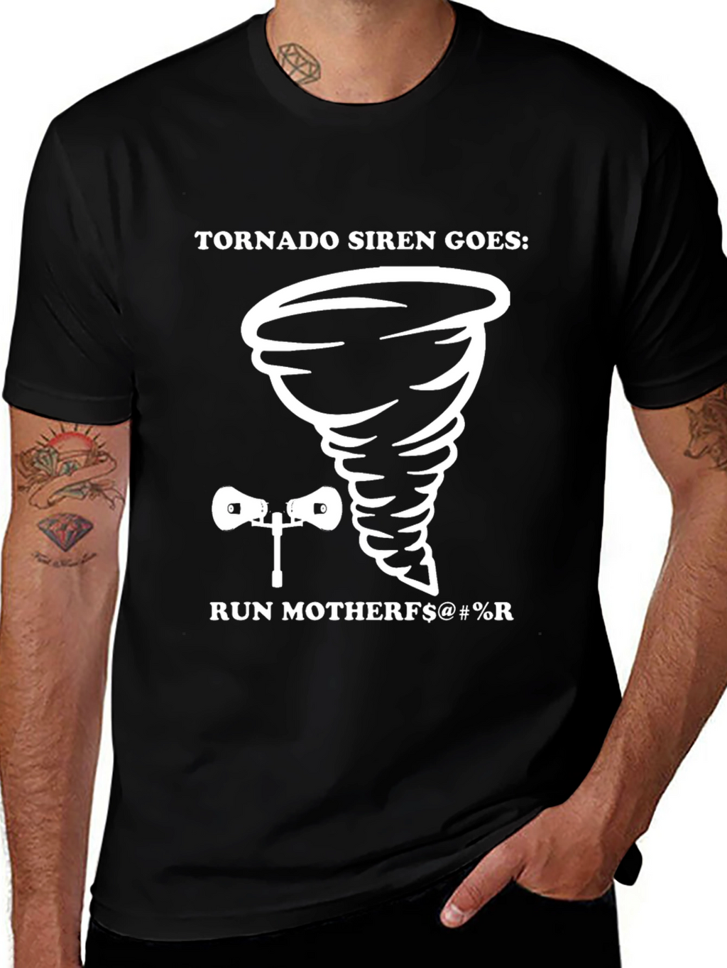 Tornado Siren Run Graphic Tee