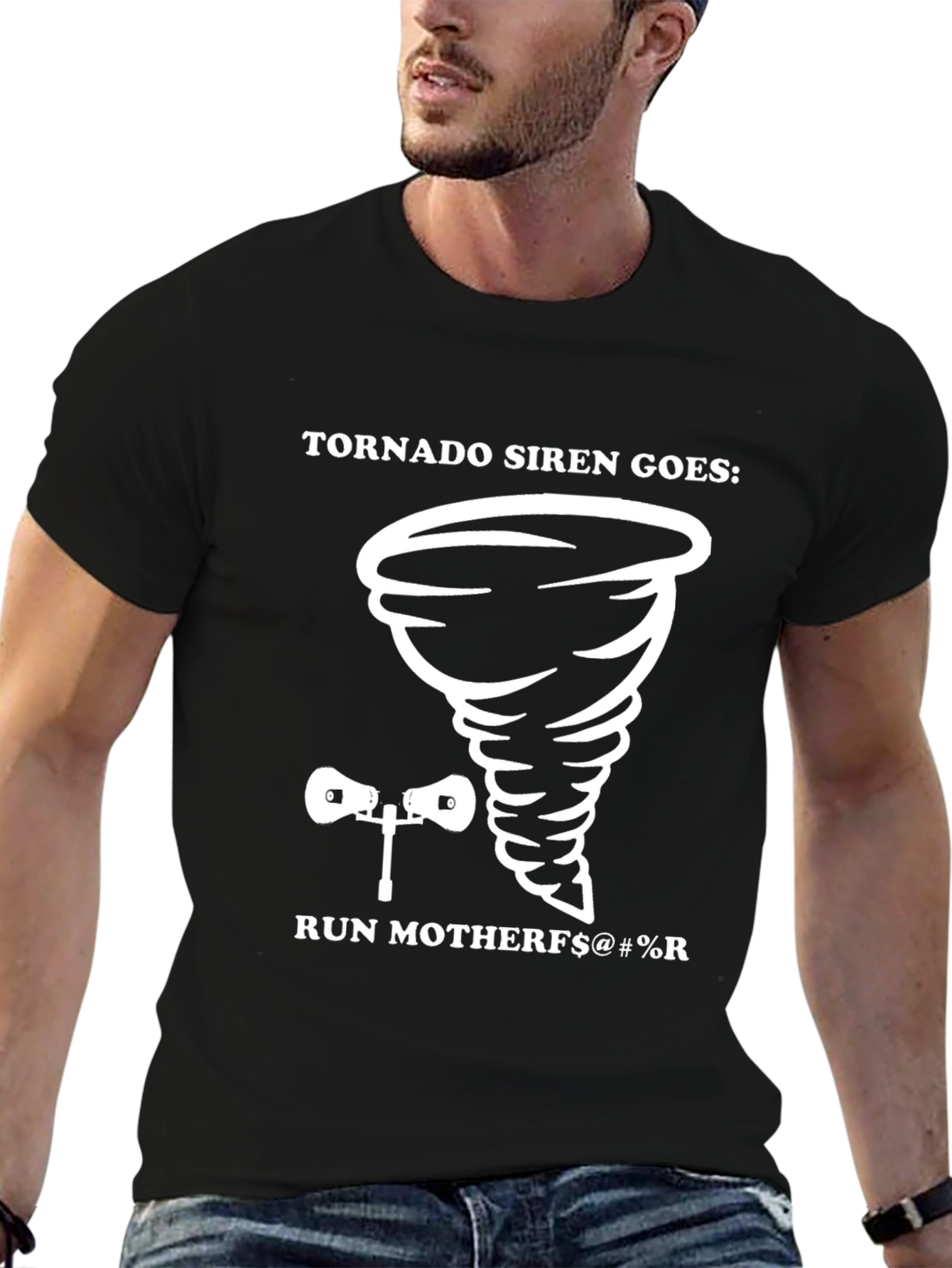 Tornado Siren Run Graphic Tee