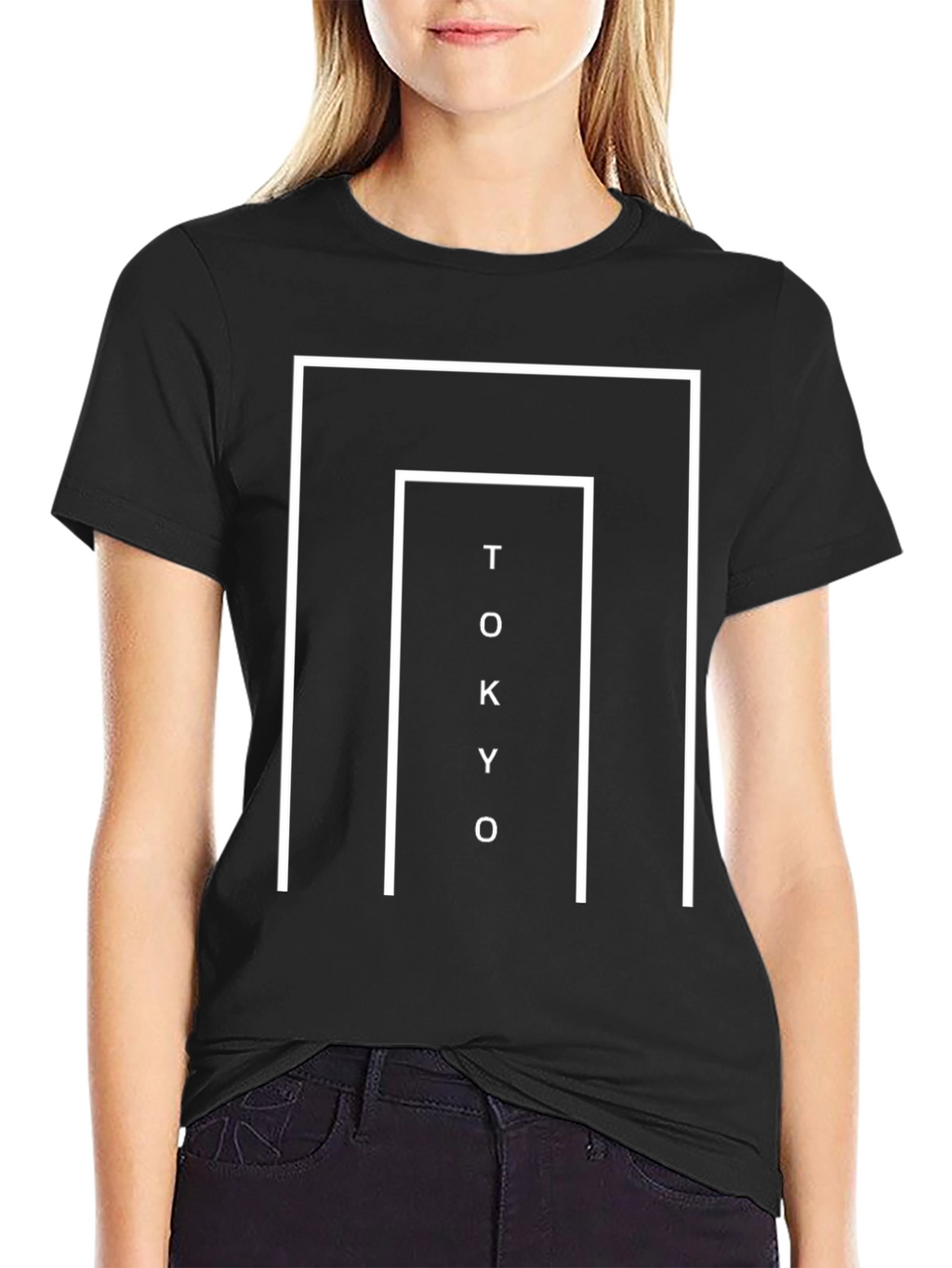 Tokyo Graphic Tee - Modern Black T-Shirt
