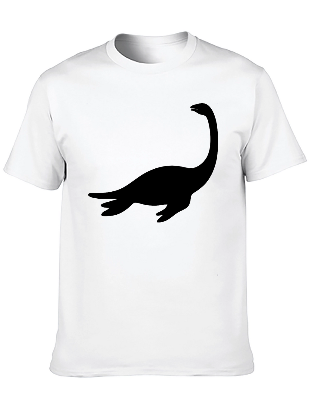 Loch Ness Monster Silhouette T-Shirt - Black
