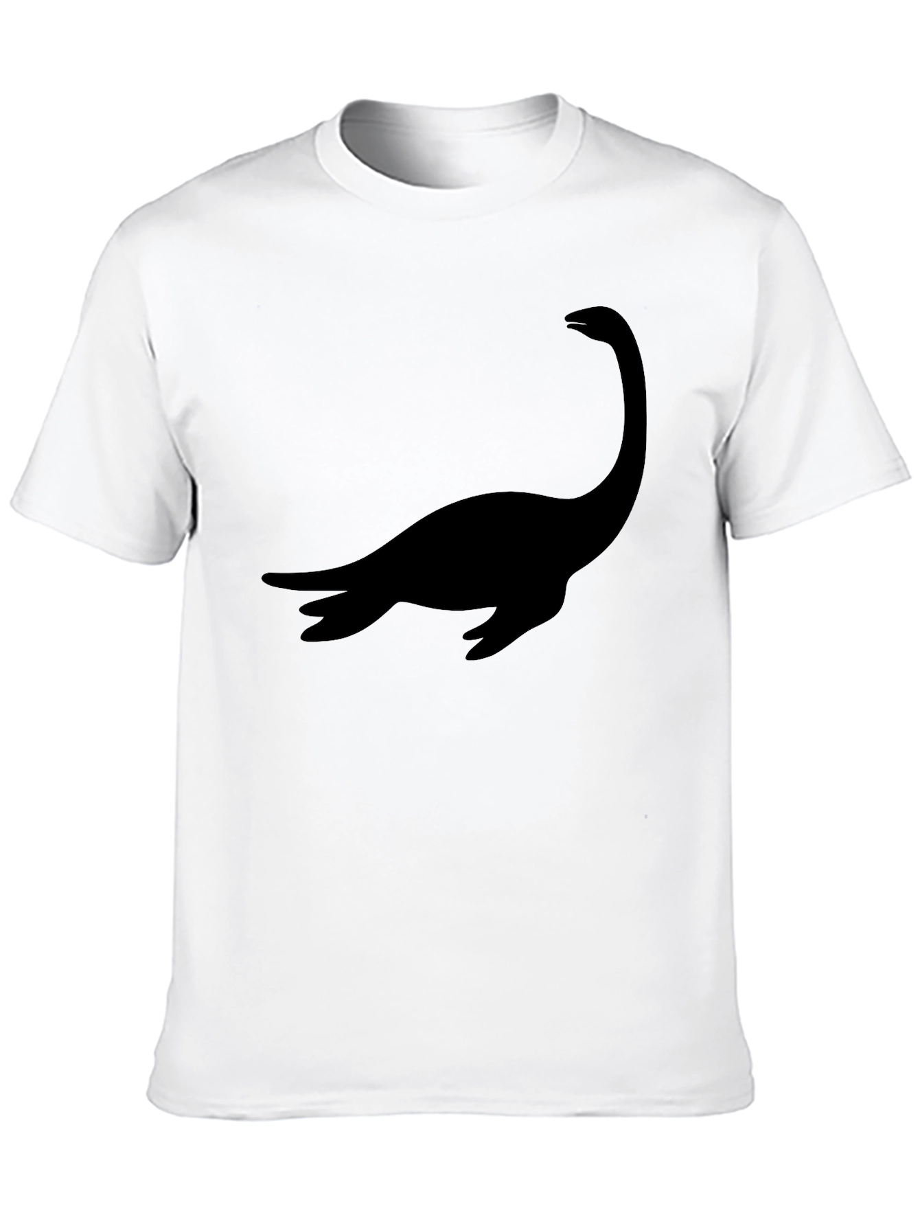Loch Ness Monster Silhouette T-Shirt - Black