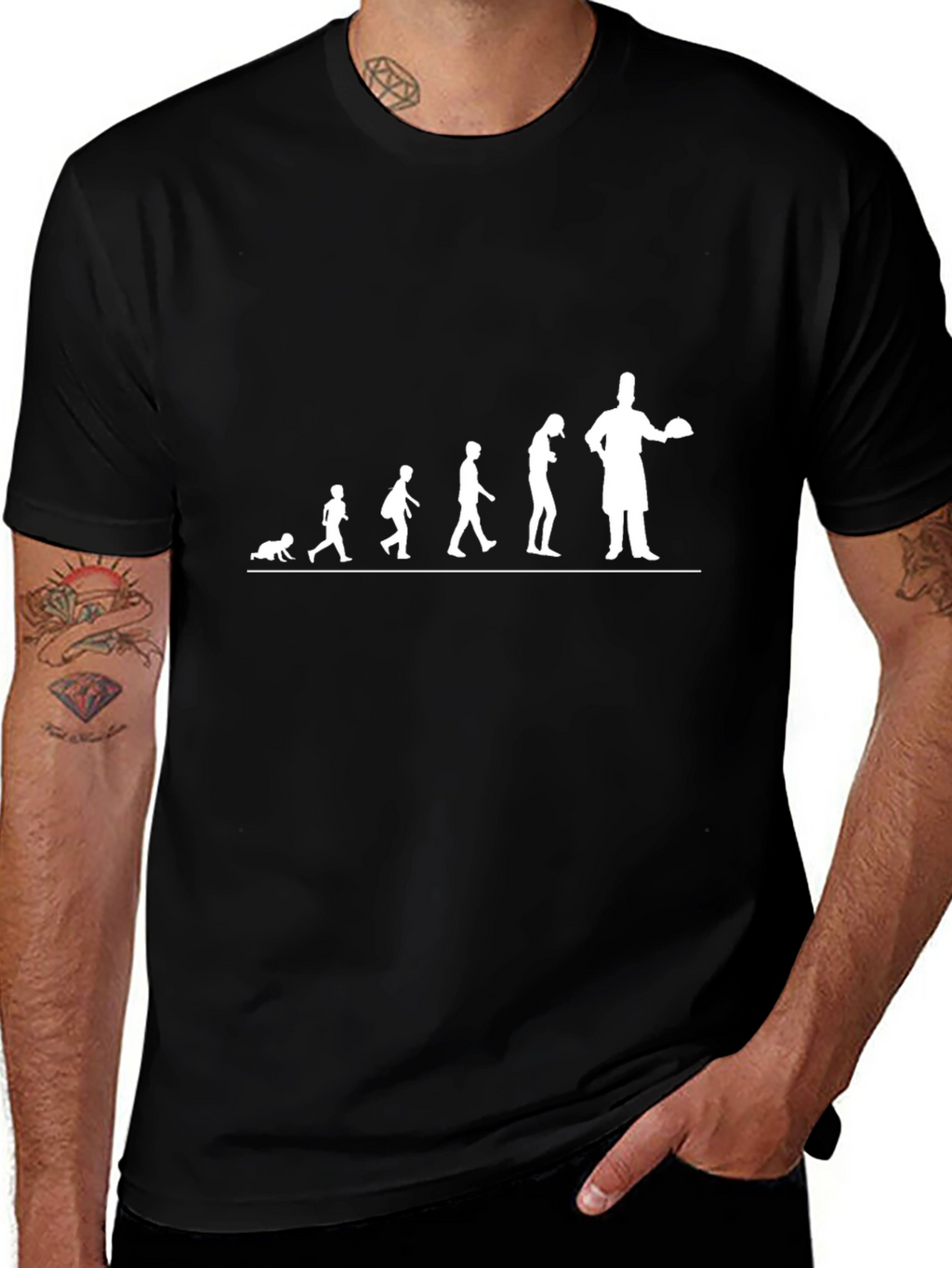 Chef Evolution T-Shirt - Funny Culinary Apparel