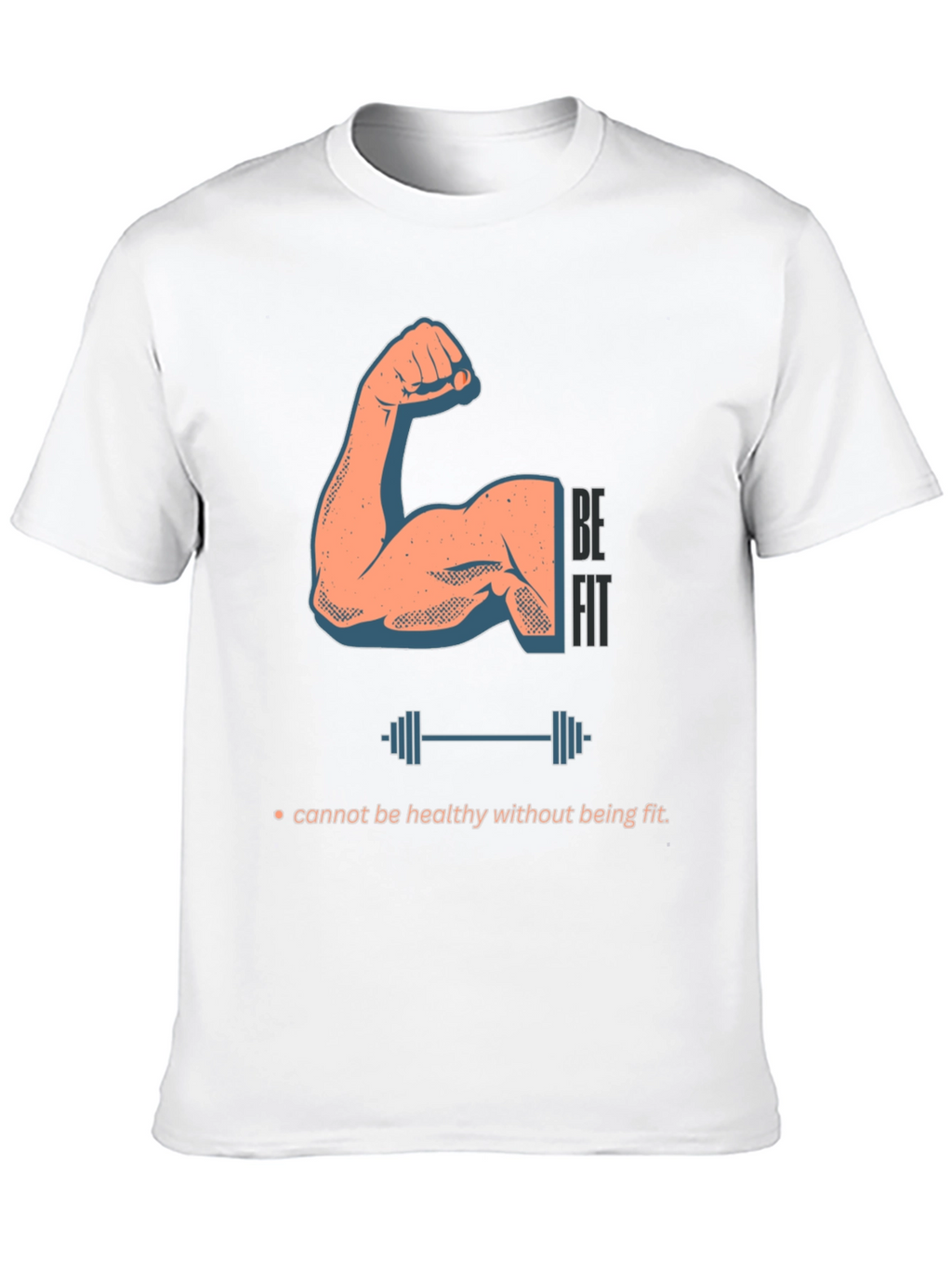 Be Fit Graphic Tee - Mens Workout Shirt