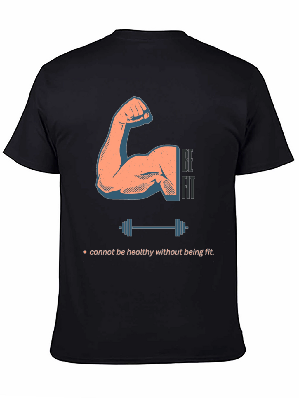 Be Fit Graphic Tee - Mens Workout Shirt