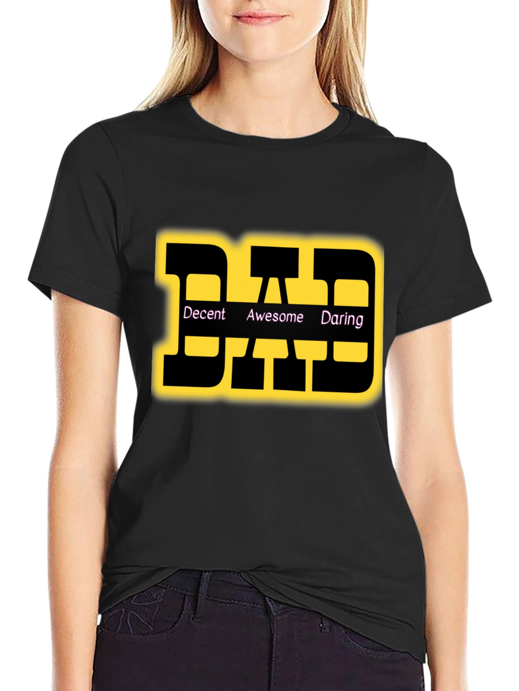 DAD T-Shirt: Decent Awesome Daring Graphic Tee