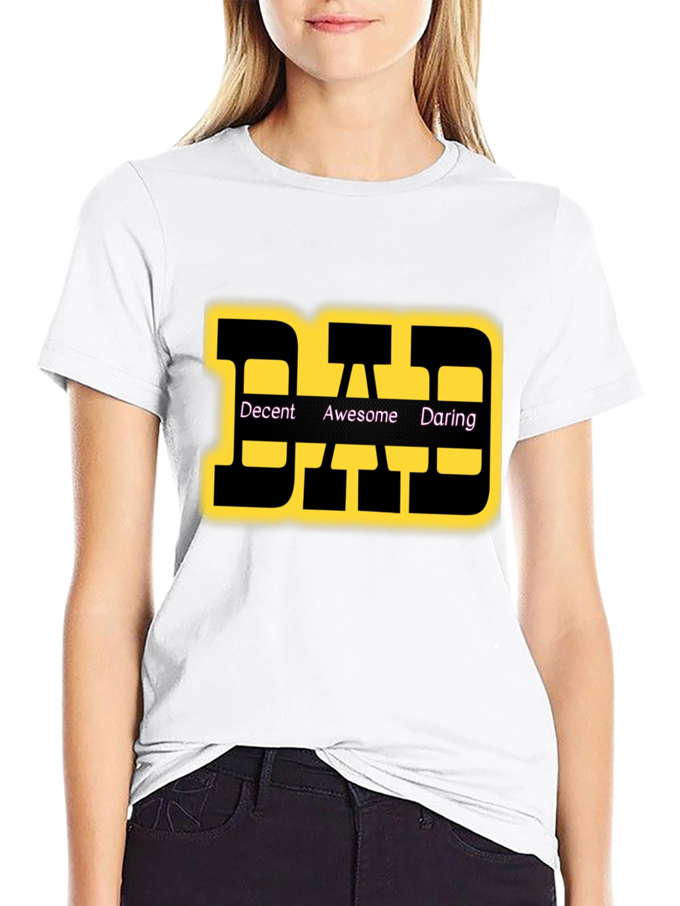 DAD T-Shirt: Decent Awesome Daring Graphic Tee