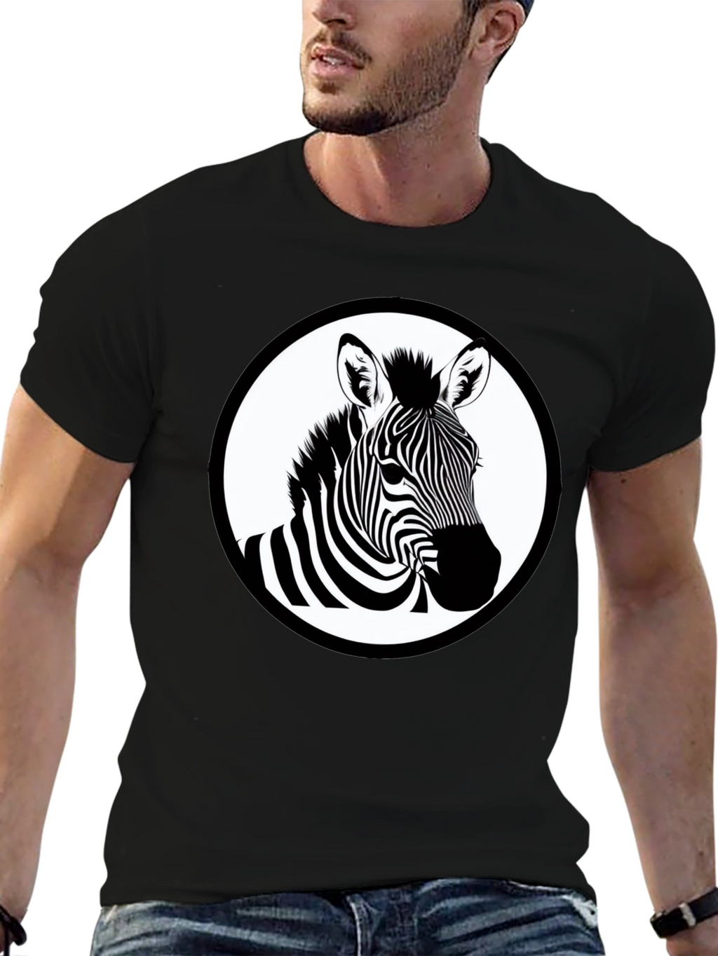Zebra Graphic T-Shirt