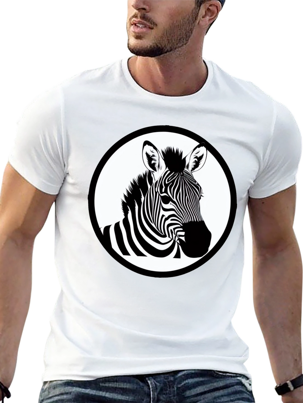 Zebra Graphic T-Shirt