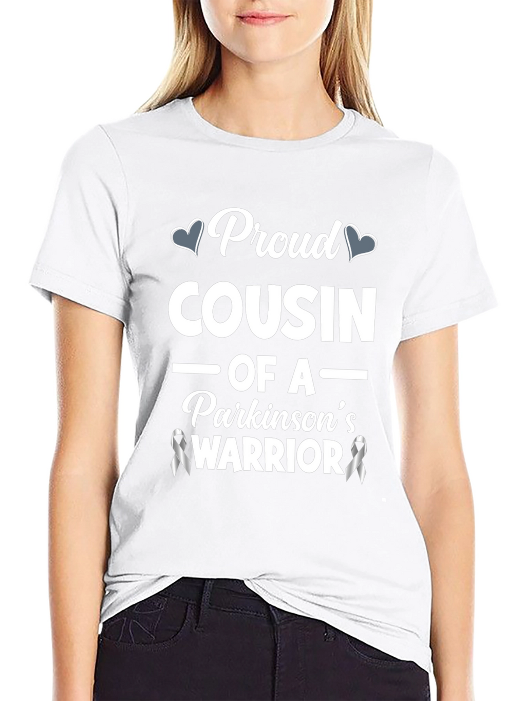 Proud Cousin Parkinsons Warrior Awareness T-Shirt