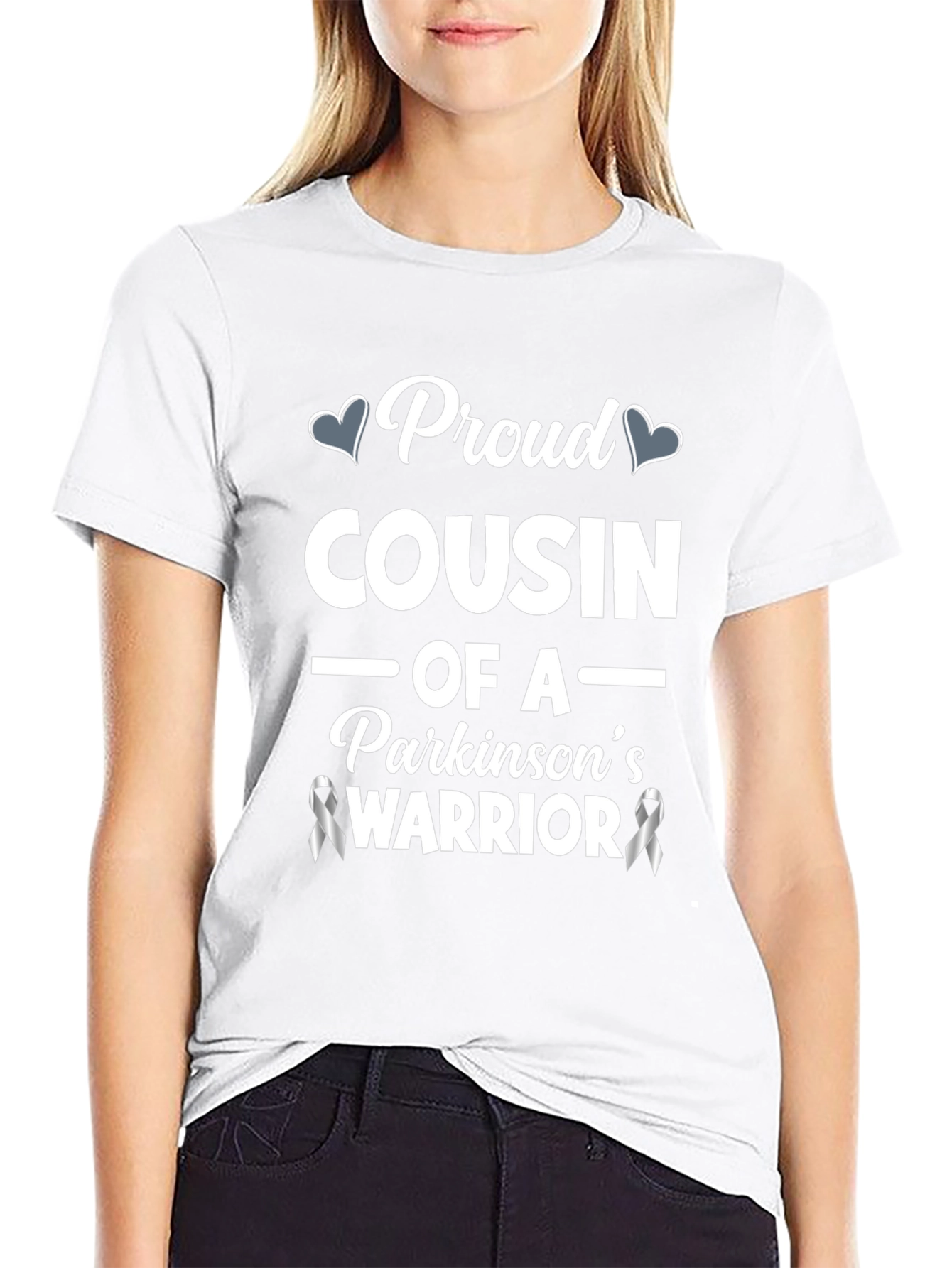 Proud Cousin Parkinsons Warrior Awareness T-Shirt