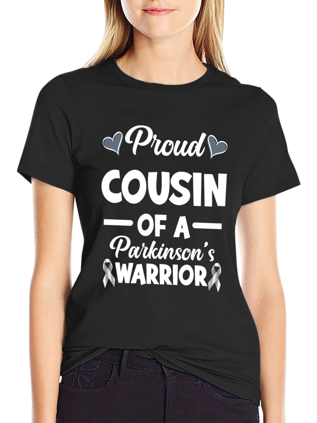 Proud Cousin Parkinsons Warrior Awareness T-Shirt
