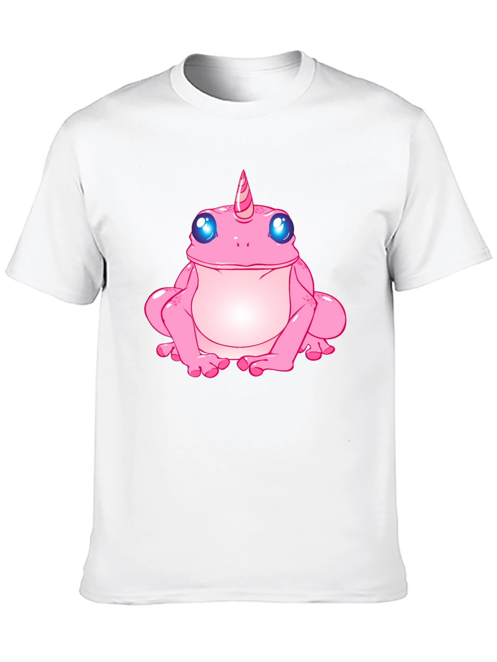 Unicorn Frog Graphic T-Shirt - Black