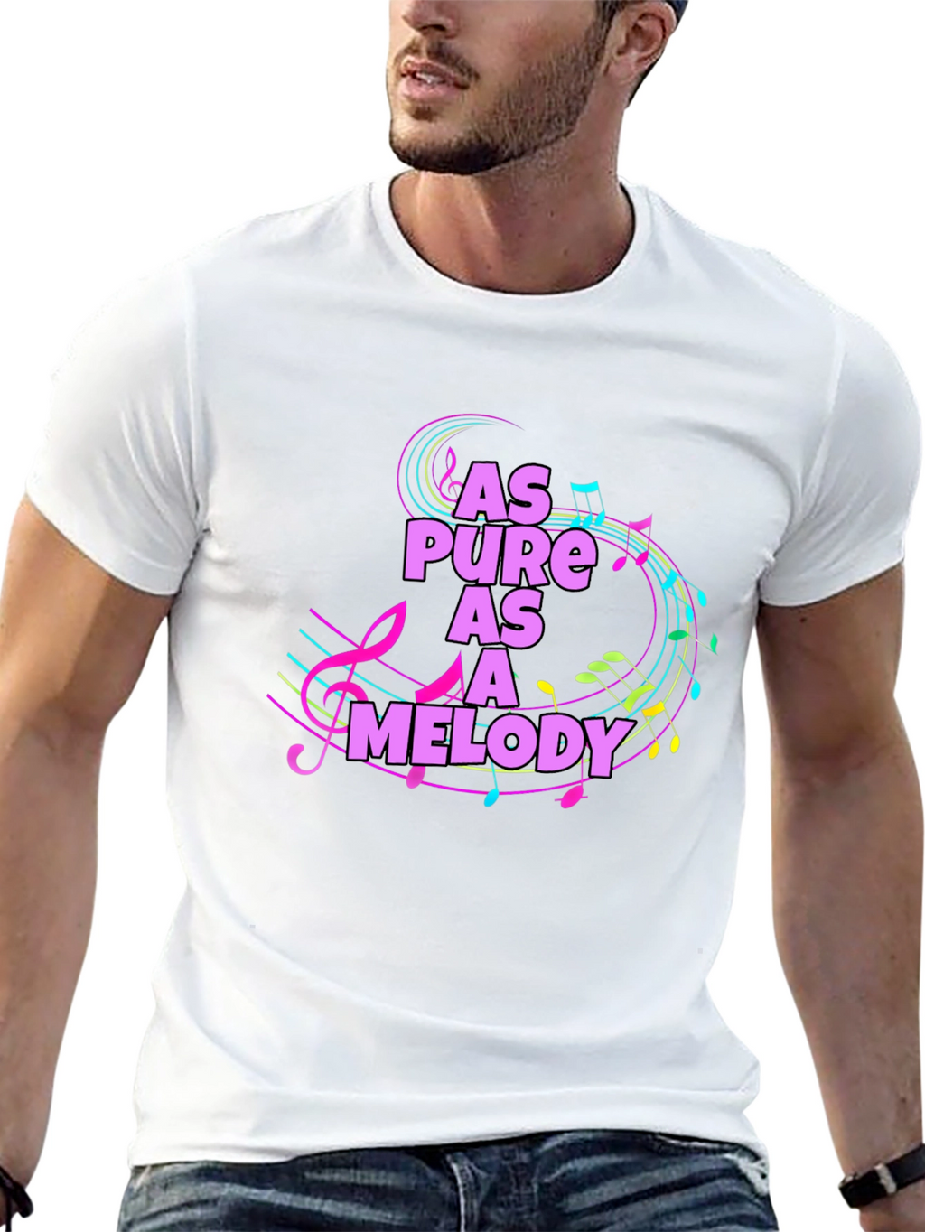 As Pure As A Melody Graphic T-Shirt