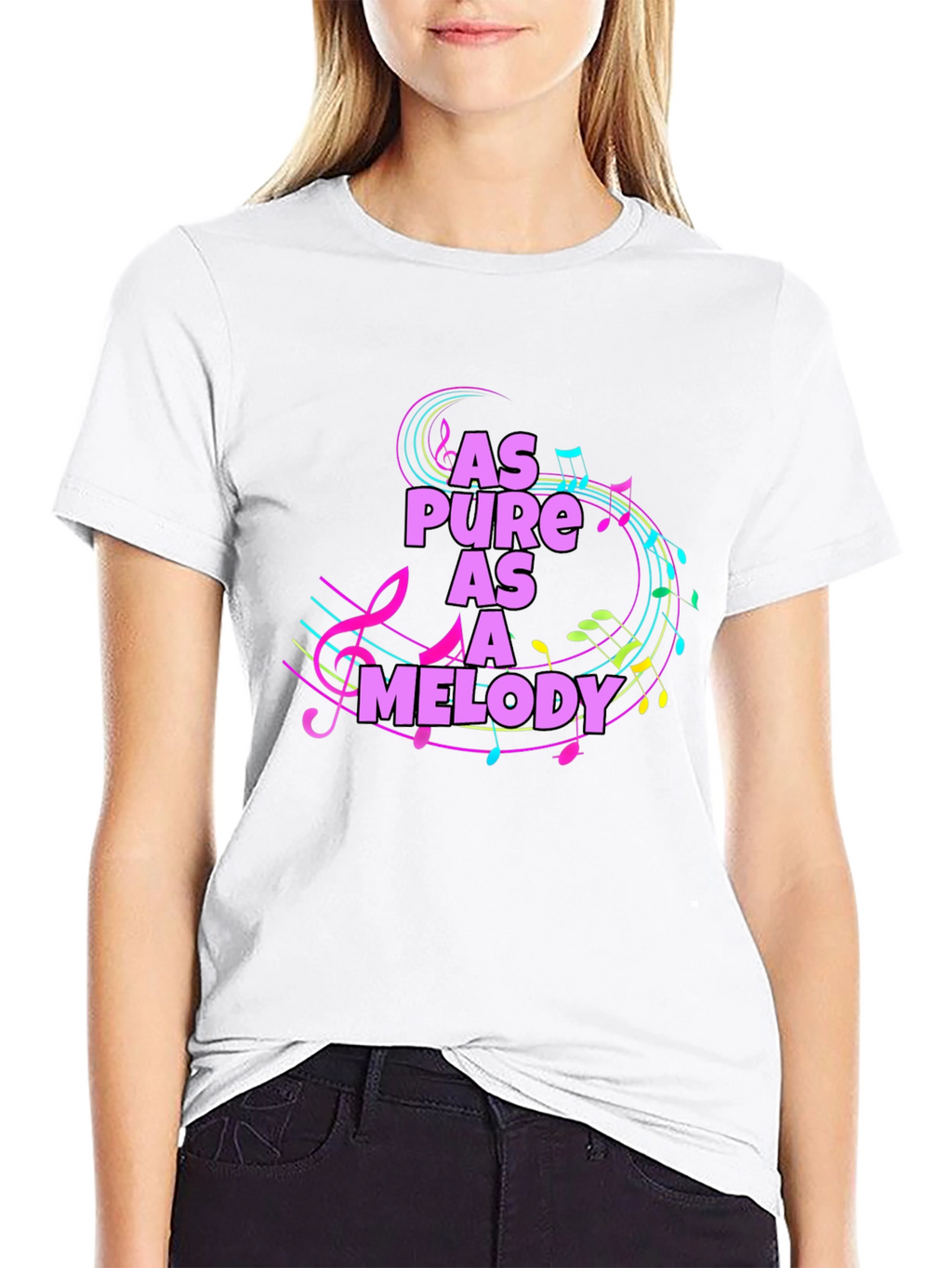 As Pure As A Melody Graphic T-Shirt