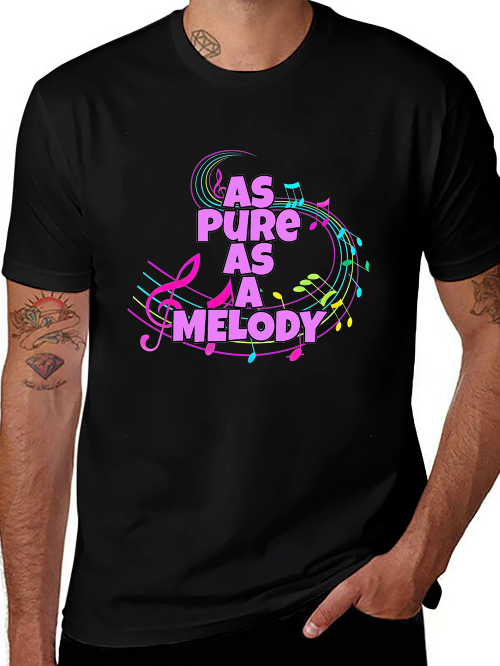 As Pure As A Melody Graphic T-Shirt