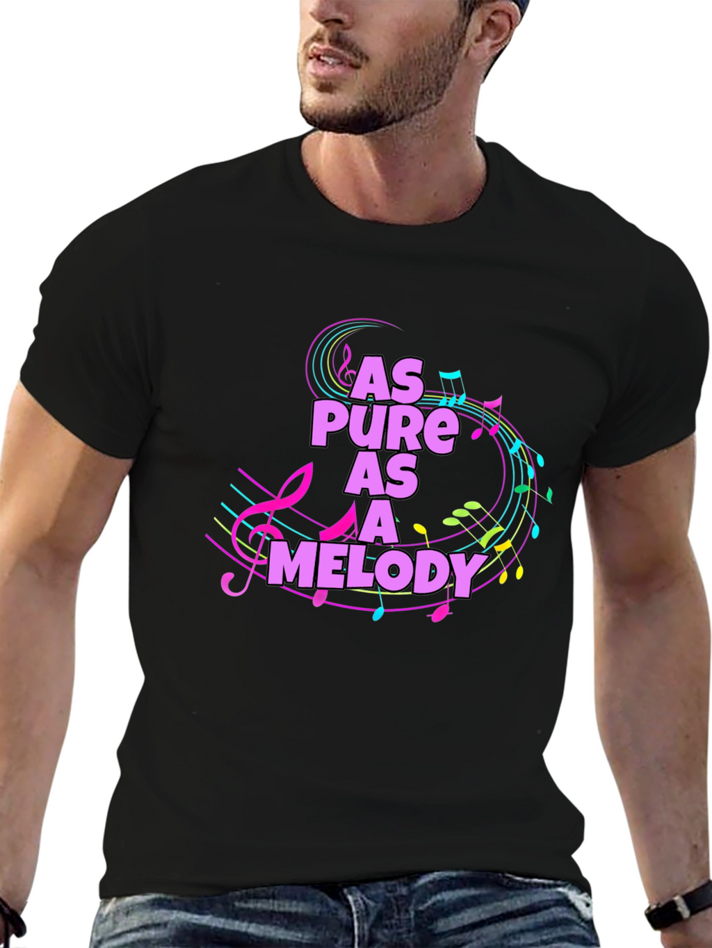 As Pure As A Melody Graphic T-Shirt