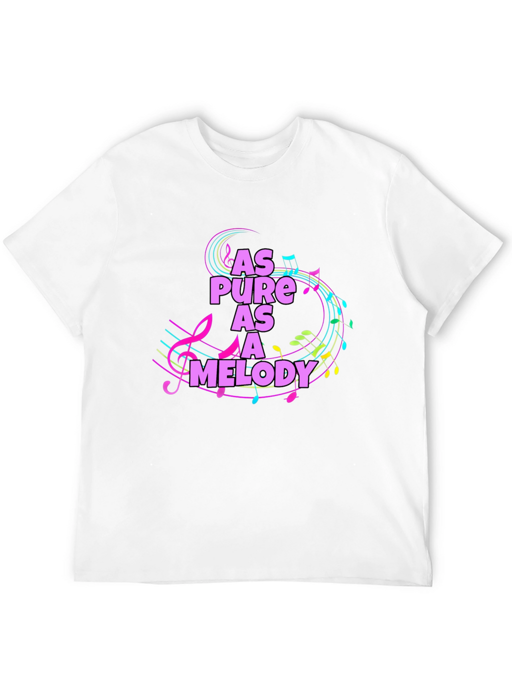 As Pure As A Melody Graphic T-Shirt