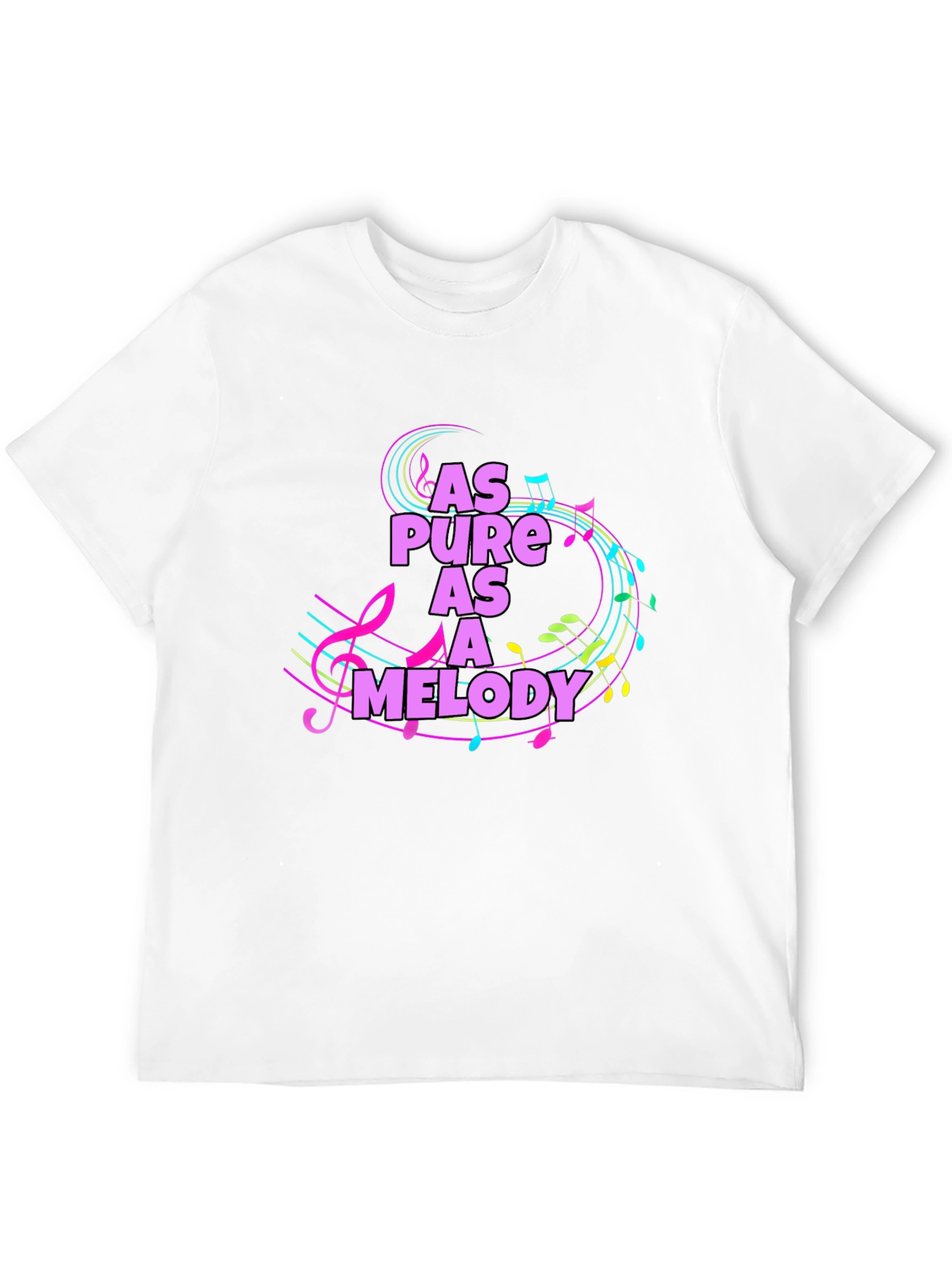As Pure As A Melody Graphic T-Shirt