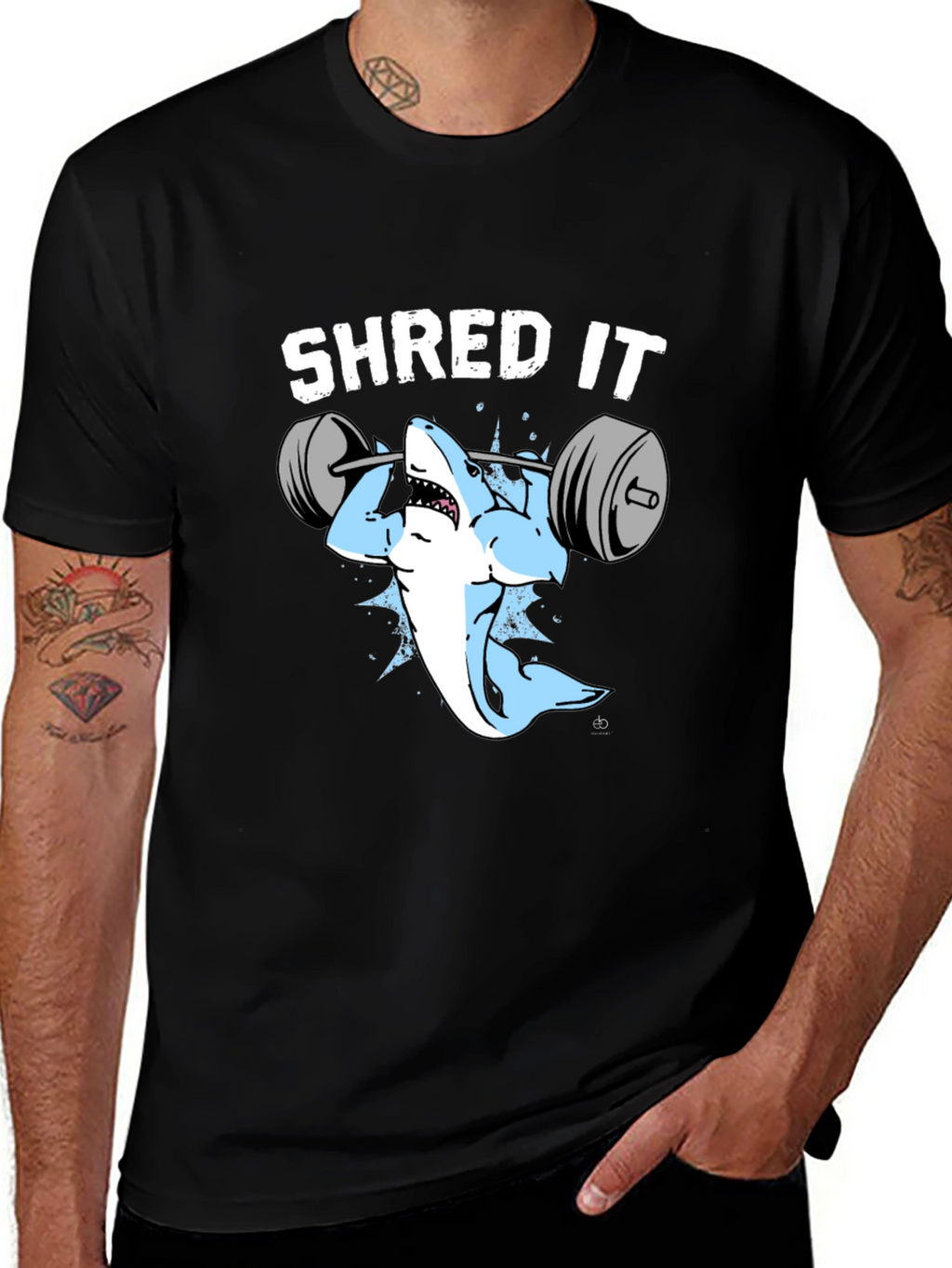 Shred It Shark Gym T-Shirt