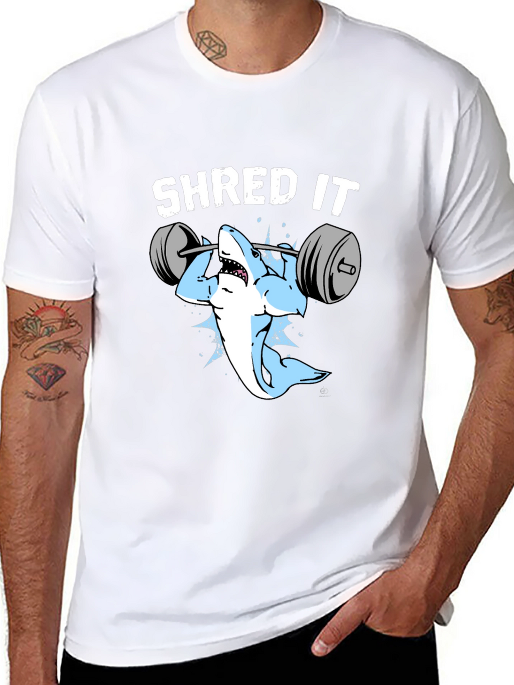 Shred It Shark Gym T-Shirt
