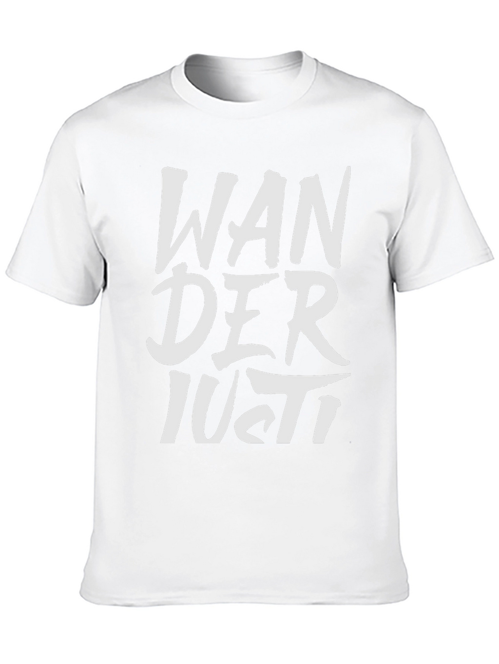 Wanderlust Graphic Tee - Black Cotton T-Shirt