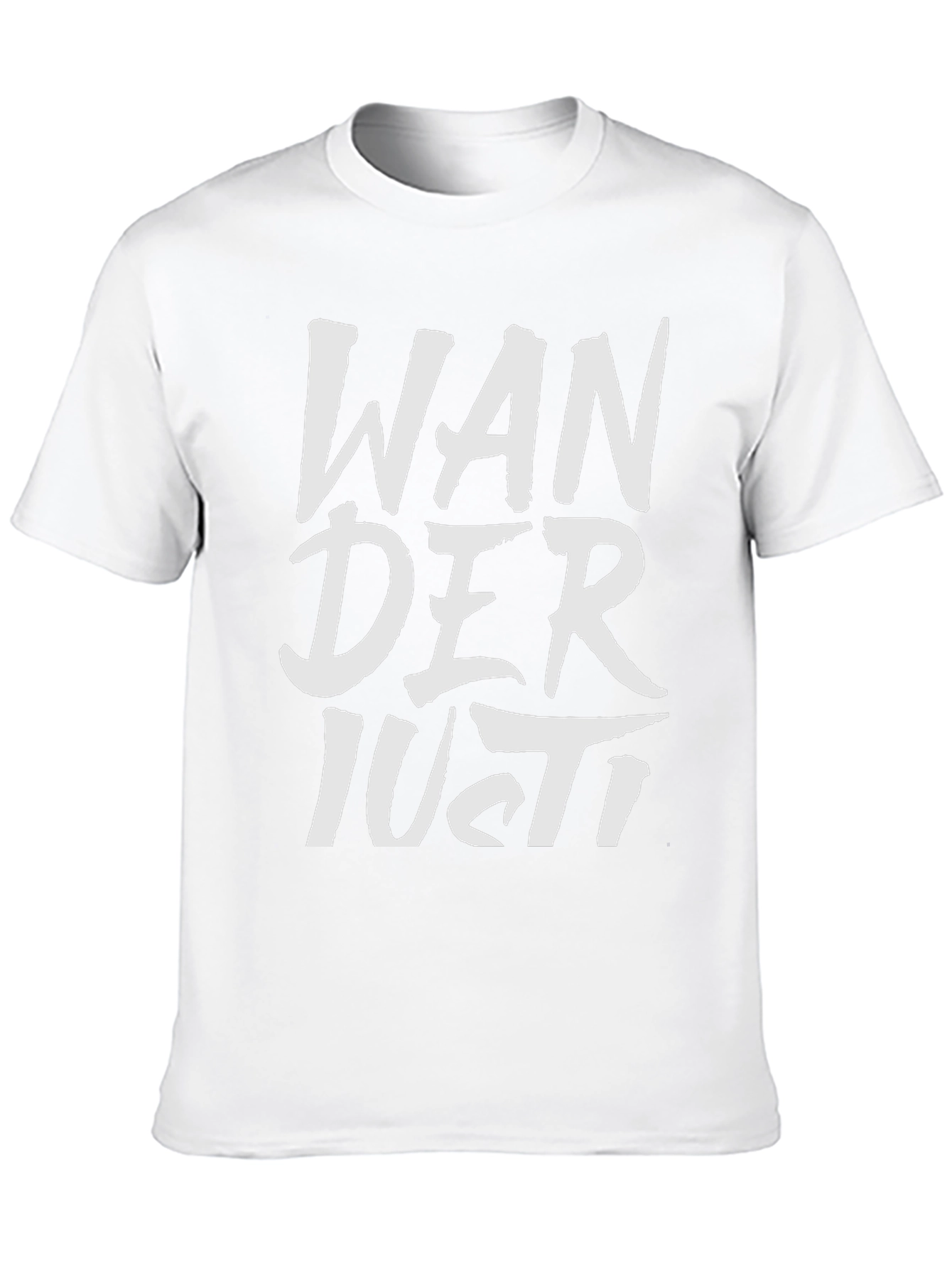 Wanderlust Graphic Tee - Black Cotton T-Shirt