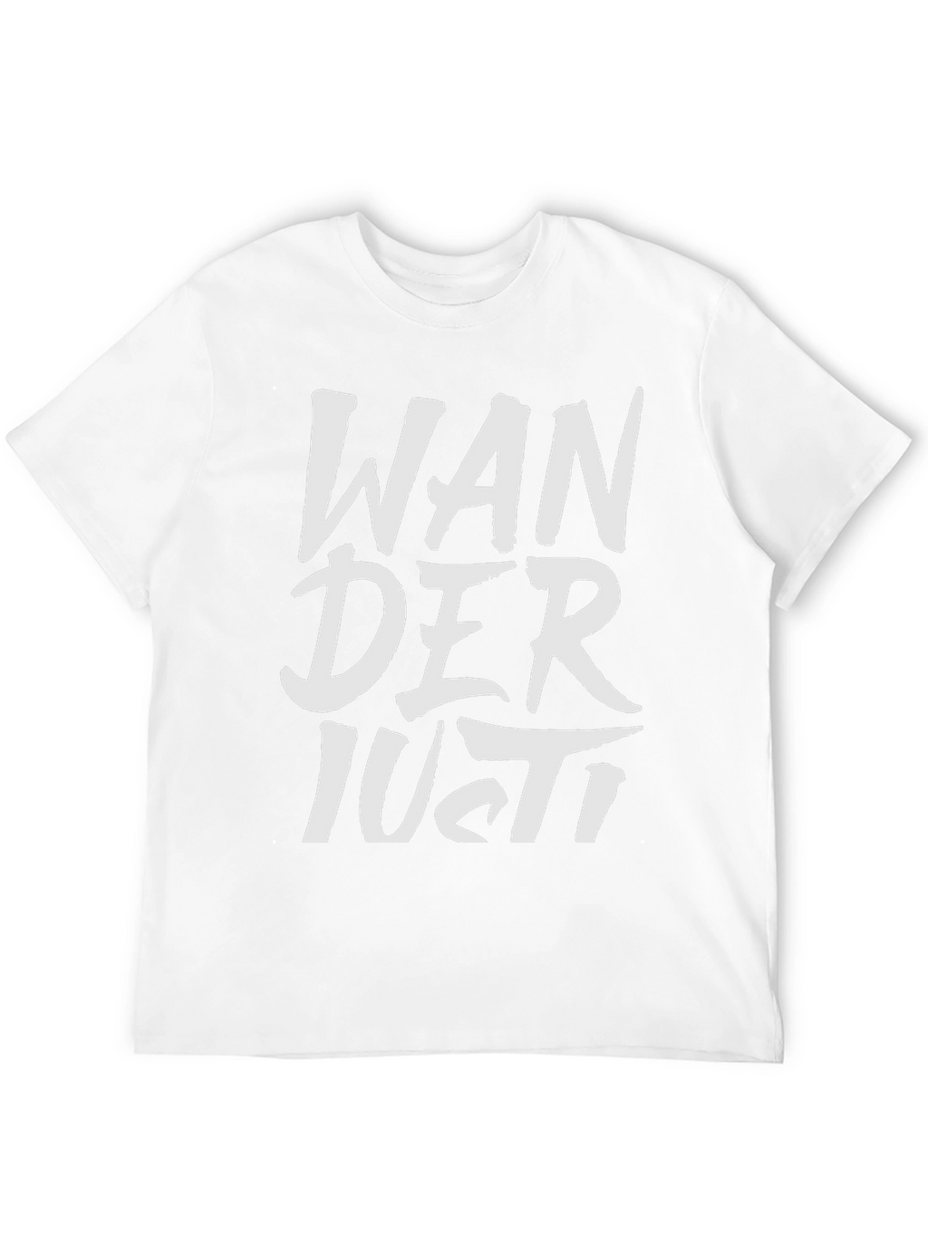 Wanderlust Graphic Tee - Black Cotton T-Shirt