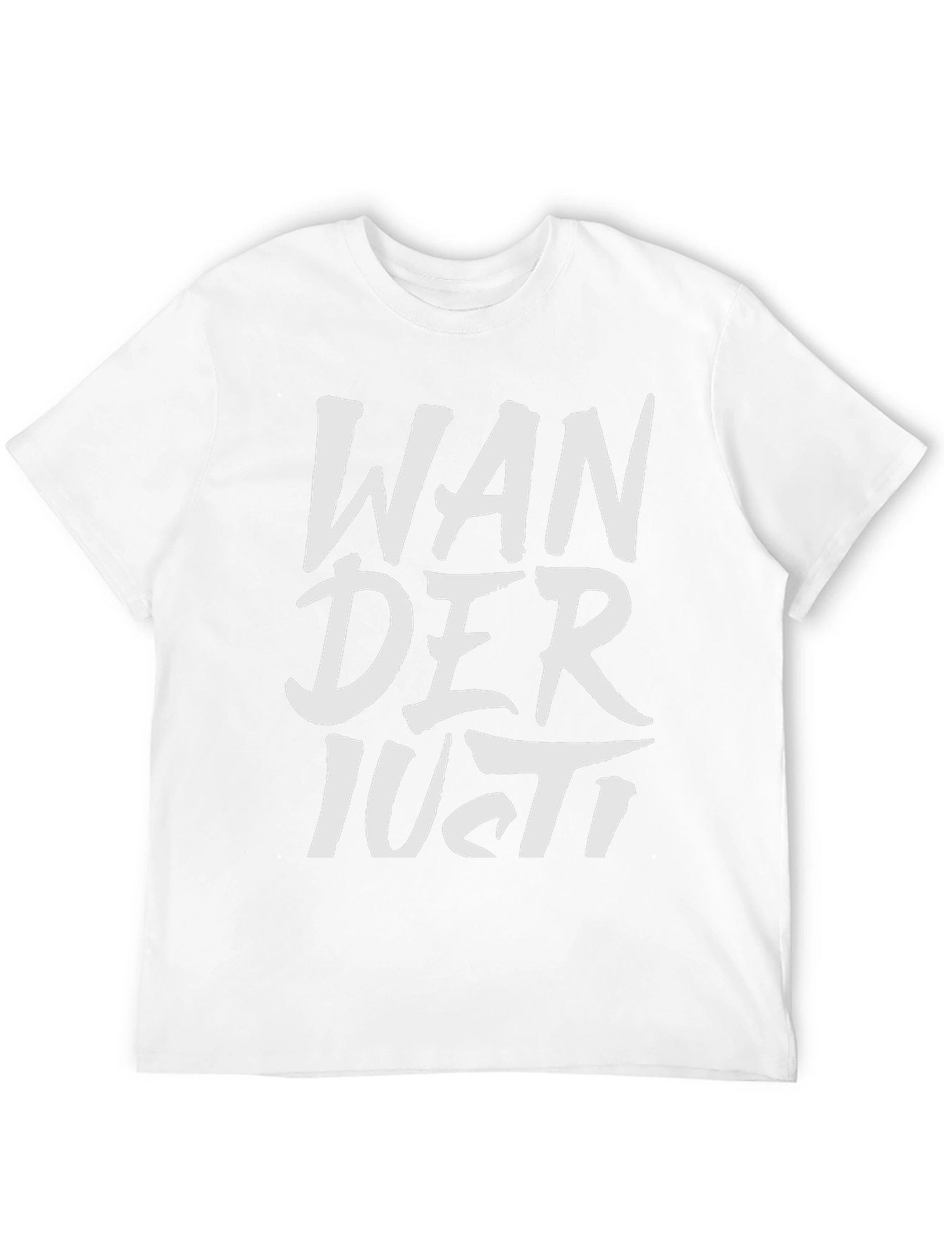Wanderlust Graphic Tee - Black Cotton T-Shirt