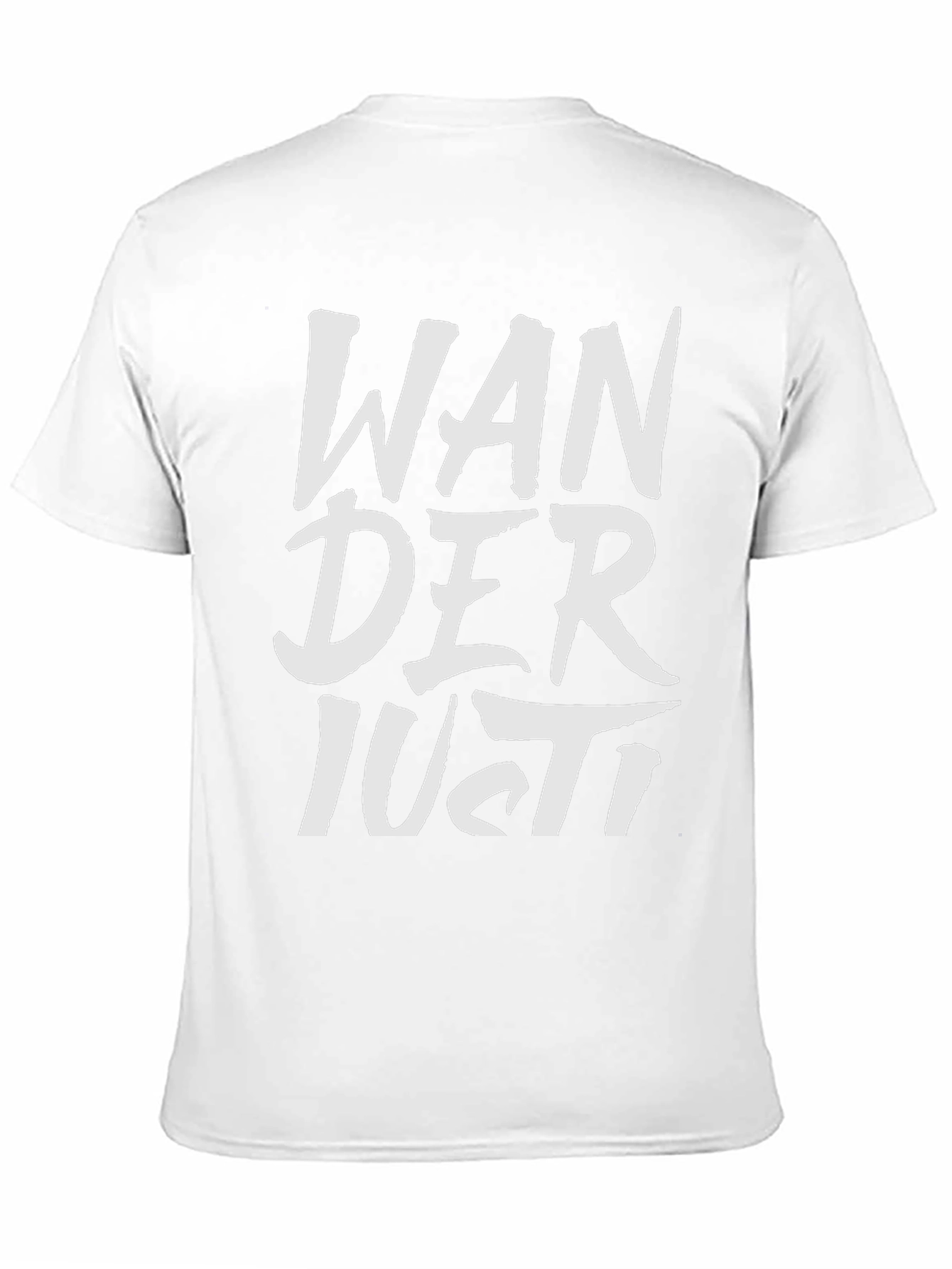 Wanderlust Graphic Tee - Black Cotton T-Shirt